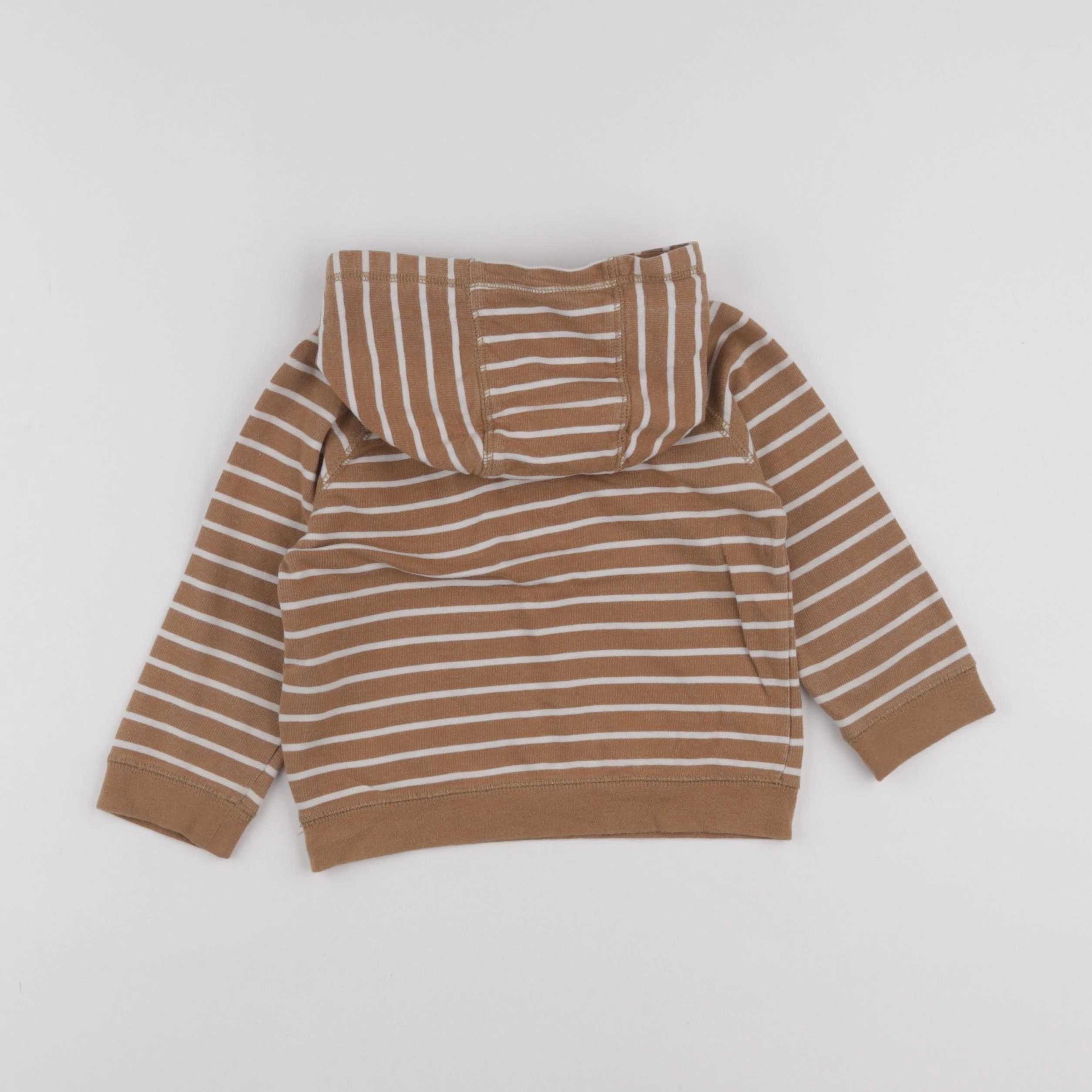 Vertbaudet - sweat marron - 2 ans
