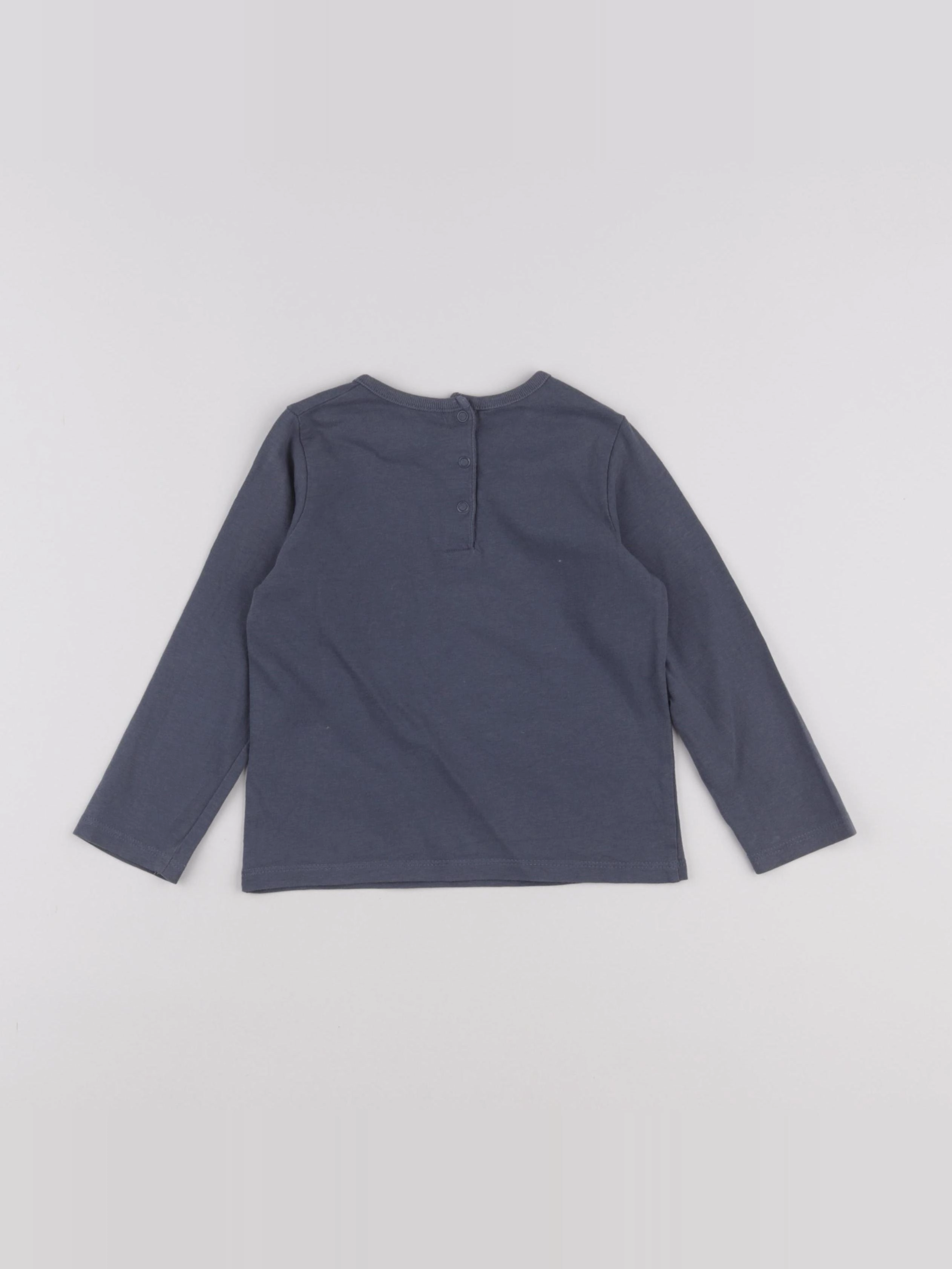 Vertbaudet - tee-shirt gris - 24 mois