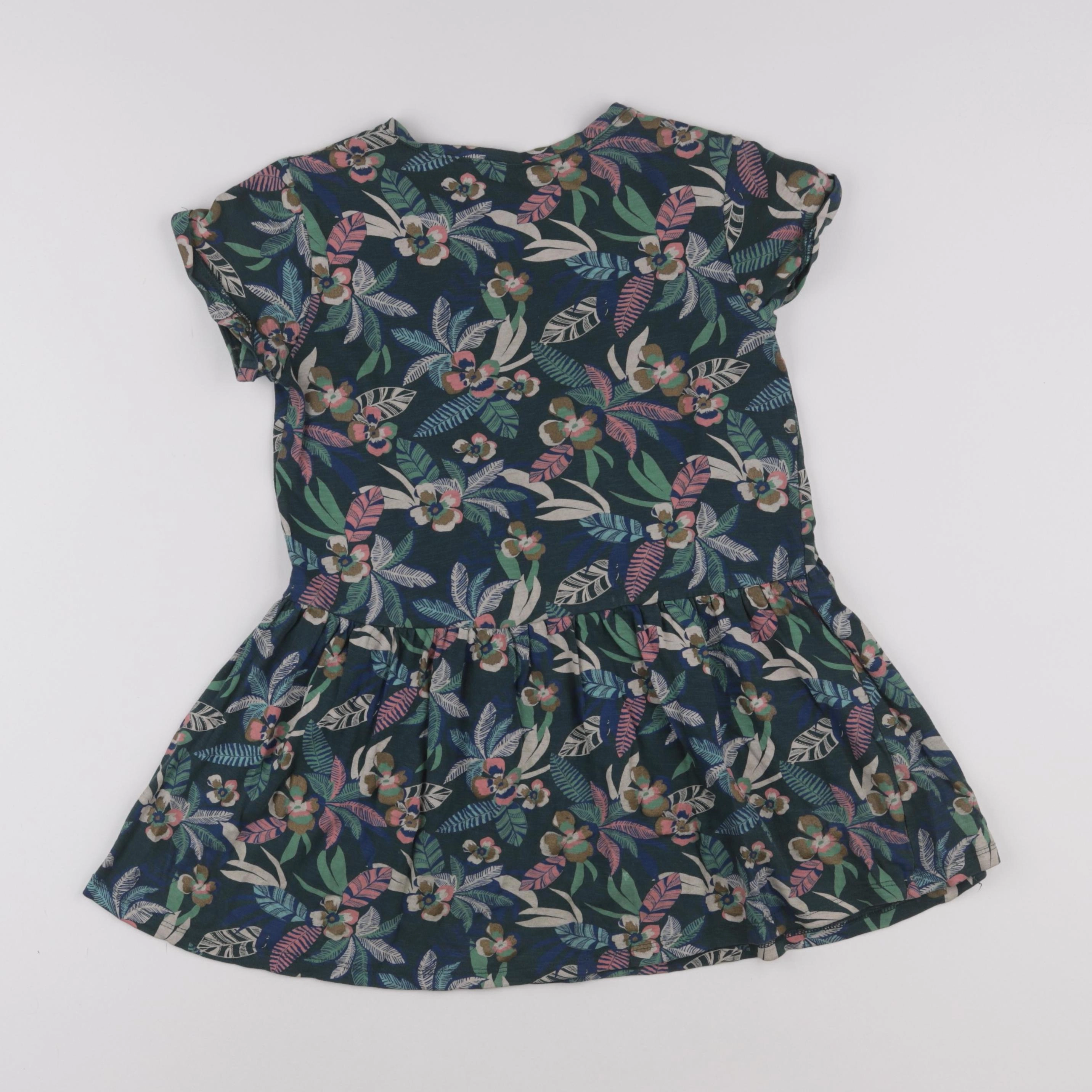 Vertbaudet - robe vert - 8 ans