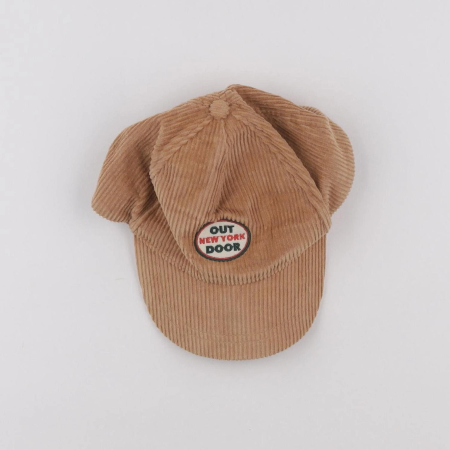 Vertbaudet - casquette marron - 8/10 ans