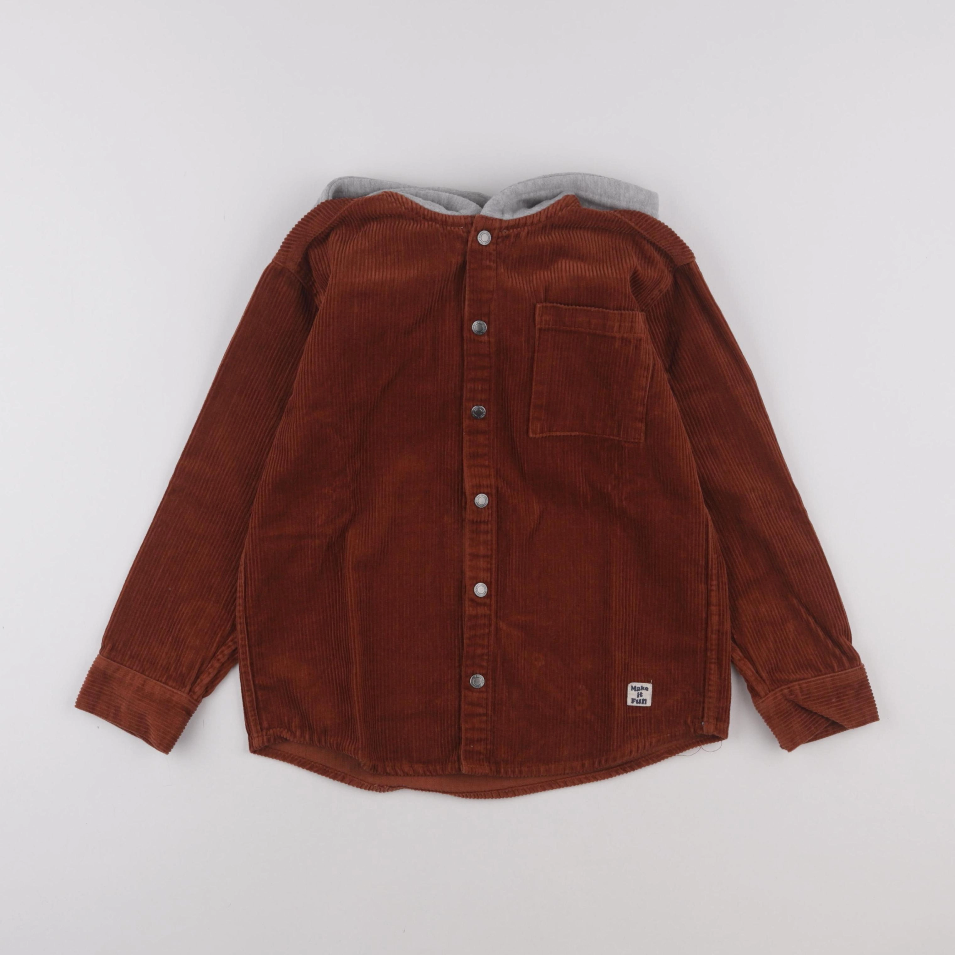 Vertbaudet - veste marron - 8 ans