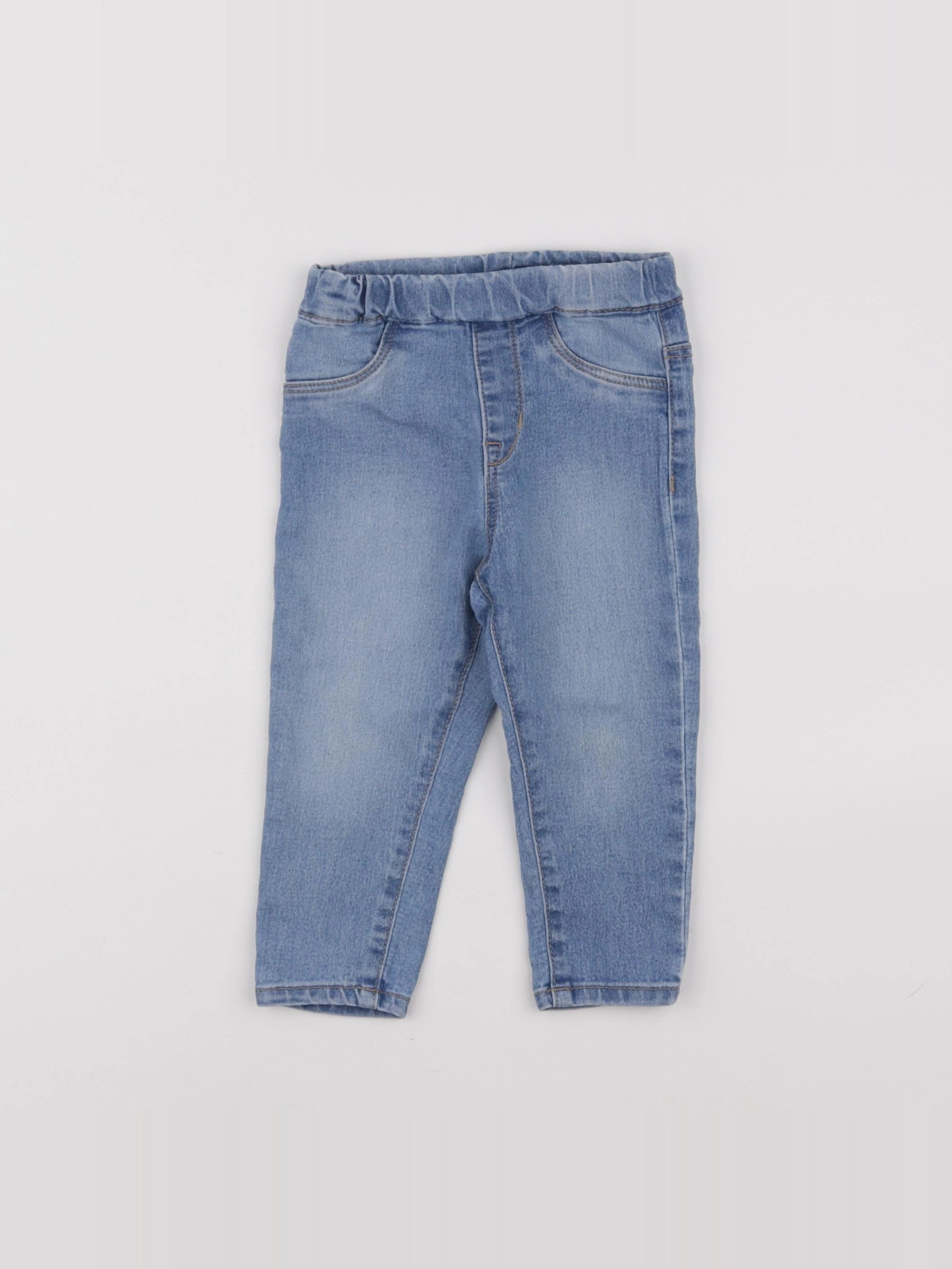 H&M - jegging bleu - 18 mois