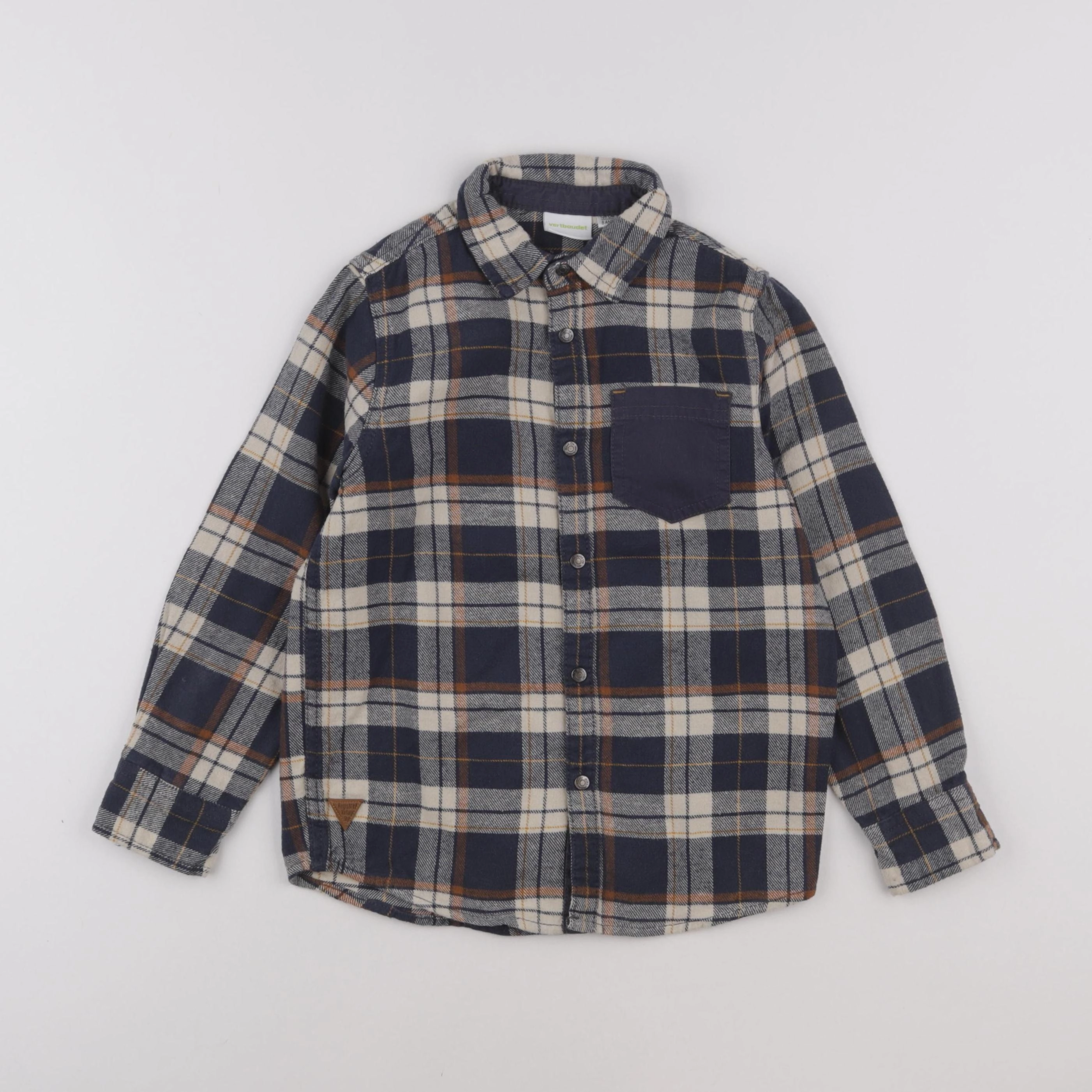 Vertbaudet - chemise bleu - 8 ans