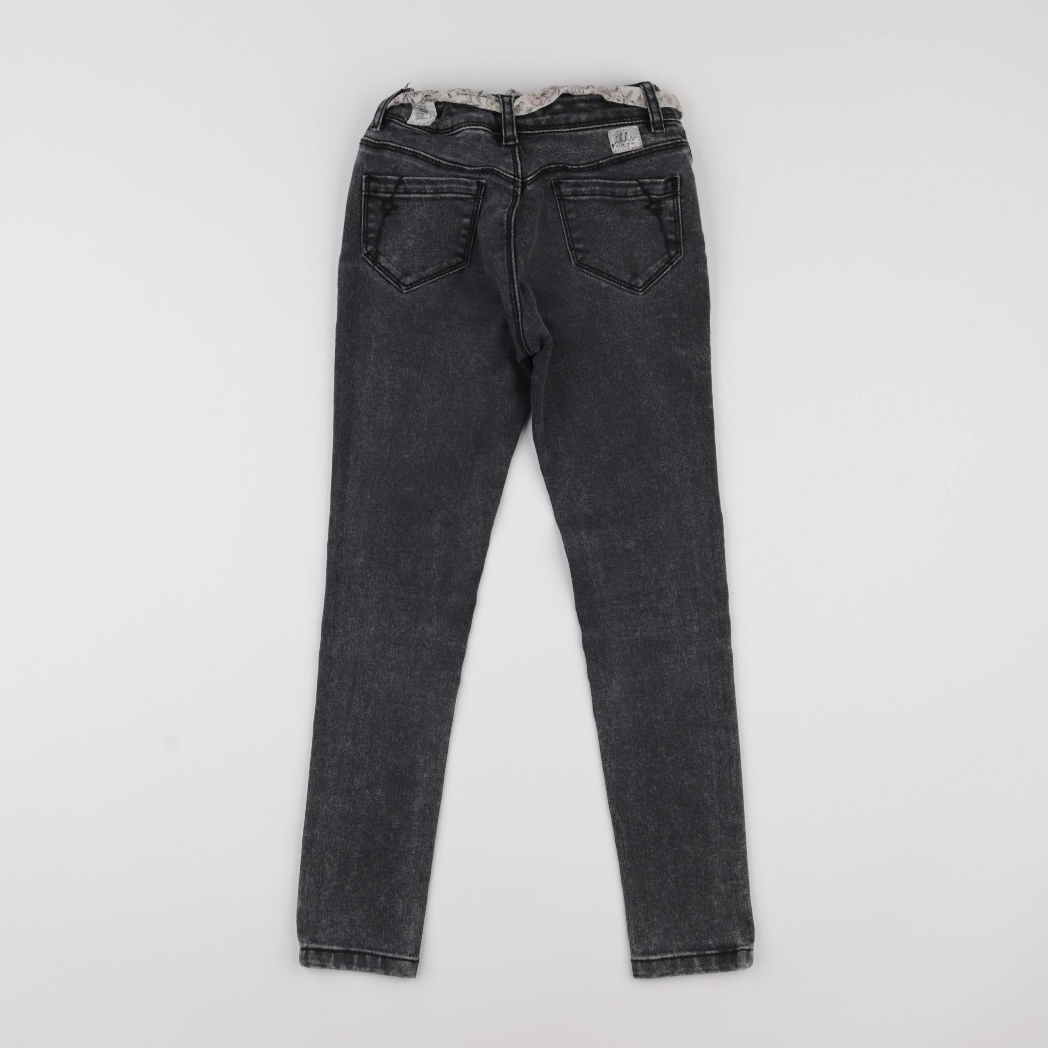 IKKS - jean gris - 8 ans
