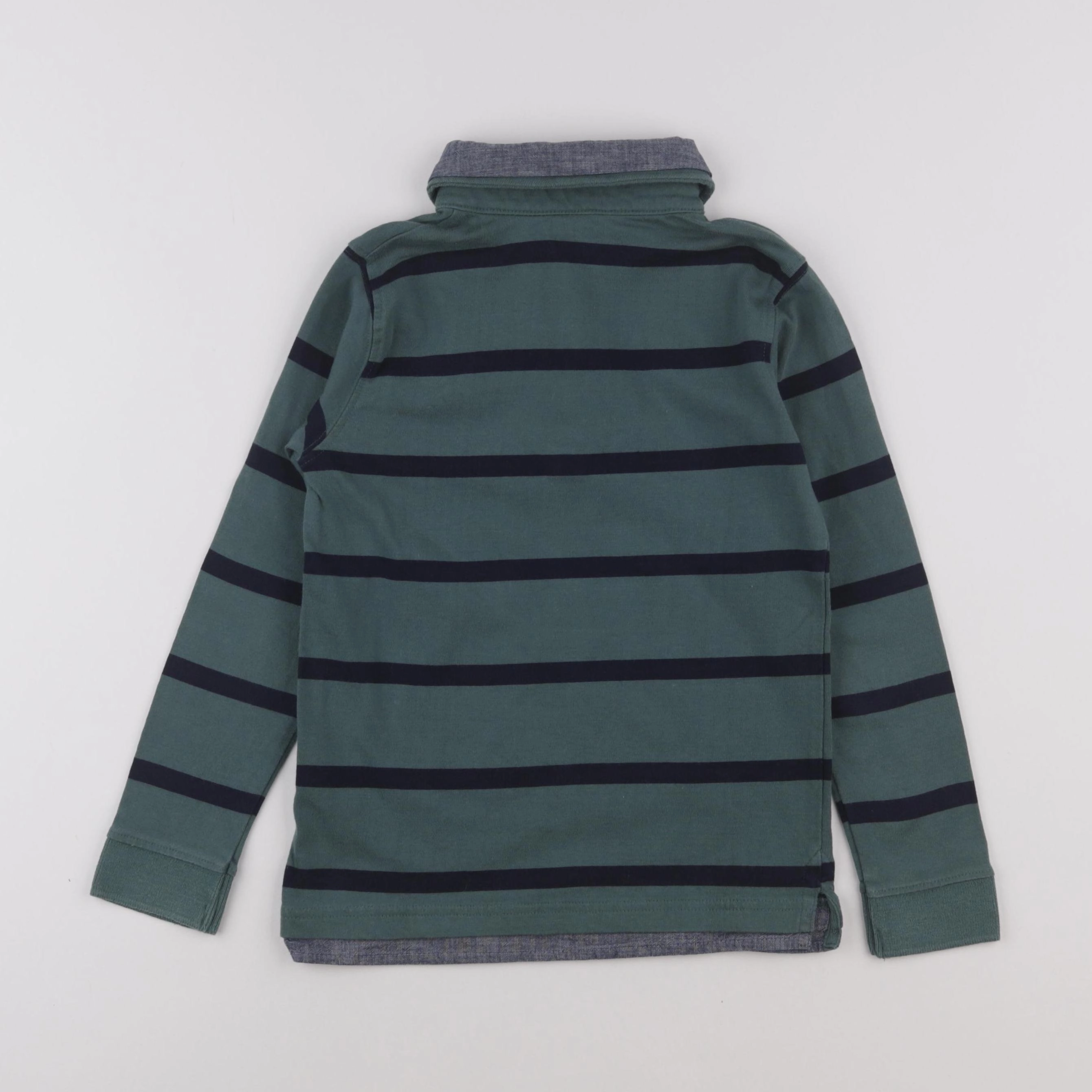 Vertbaudet - polo vert - 8 ans