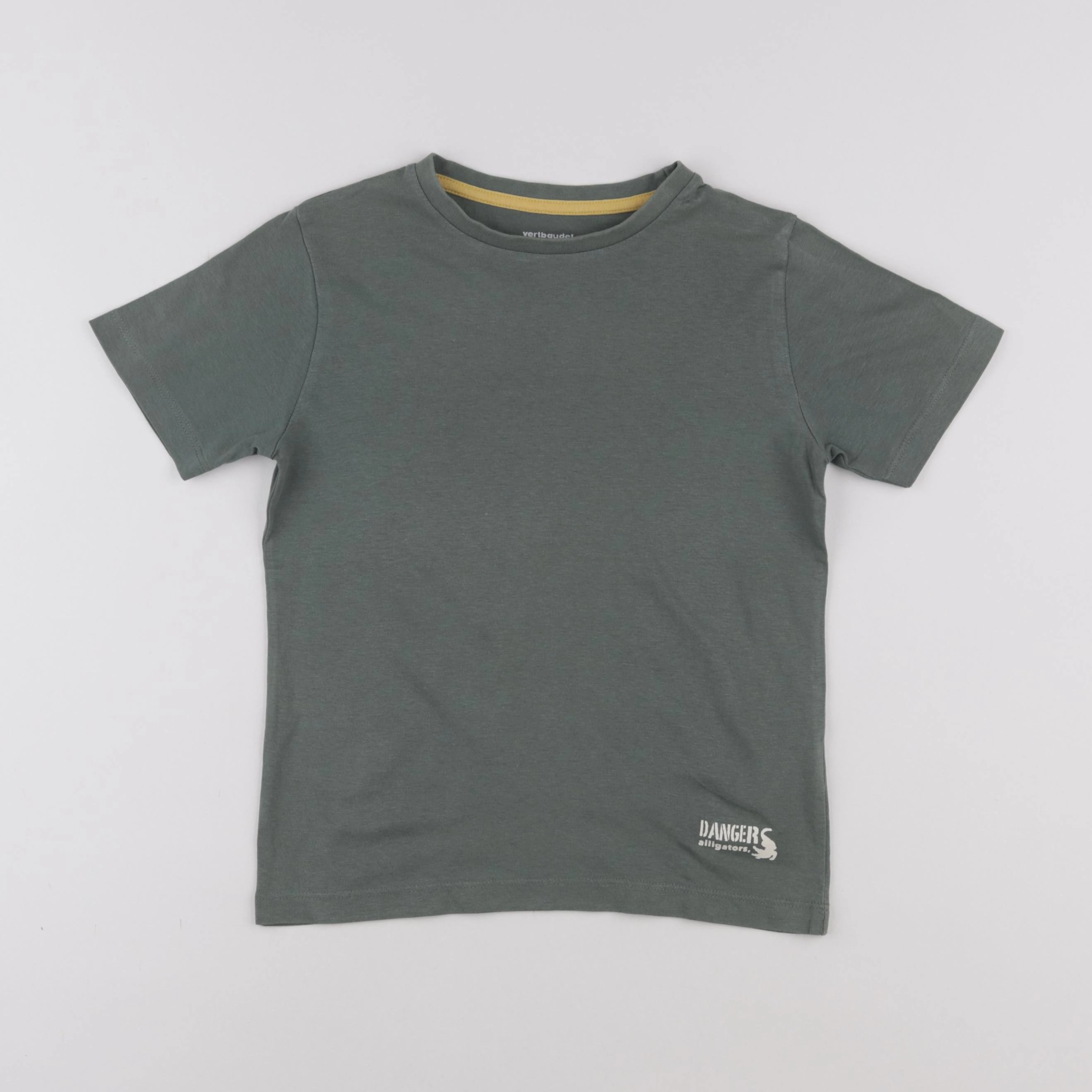 Vertbaudet - tee-shirt vert - 8 ans