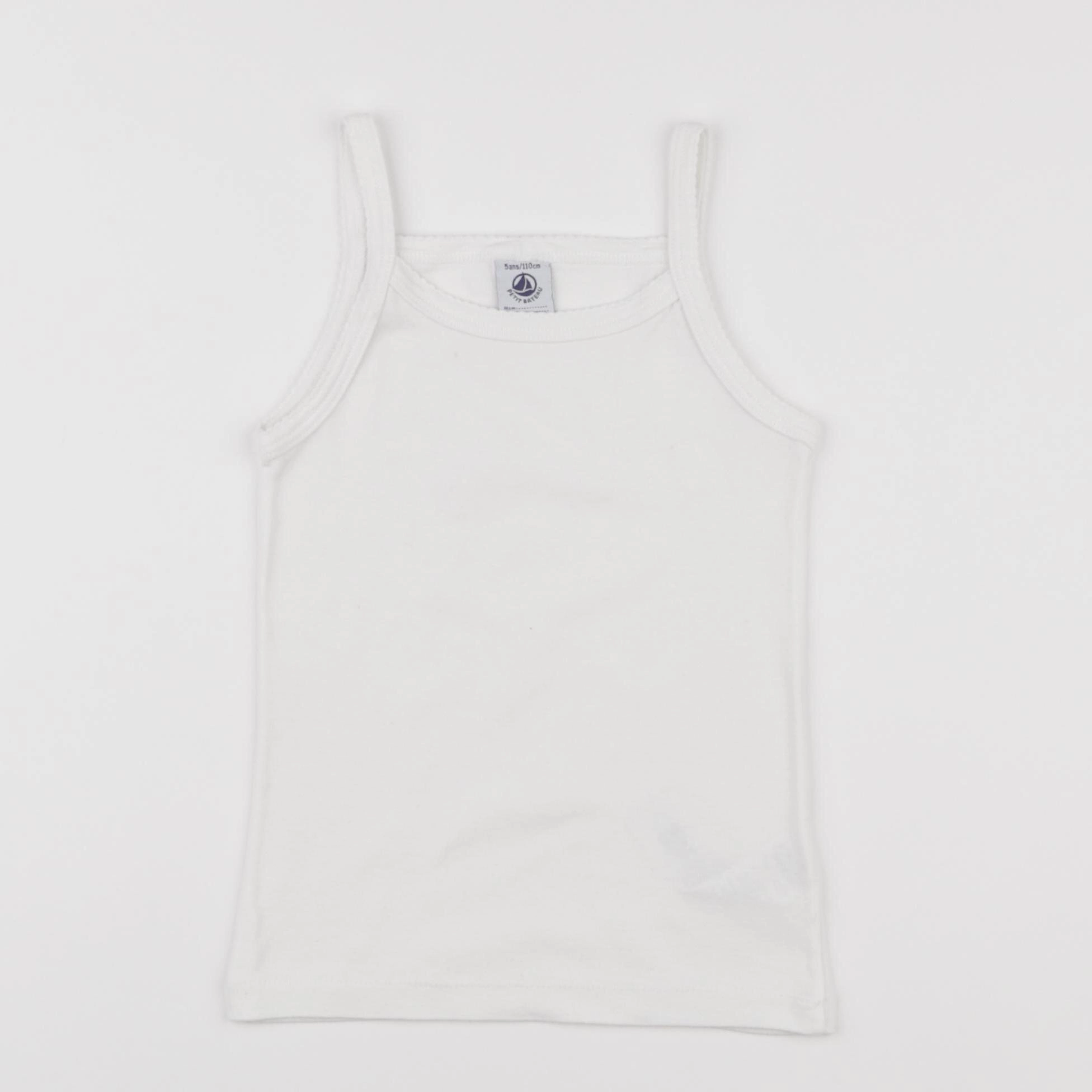 Petit Bateau - maillot de corps blanc - 5 ans