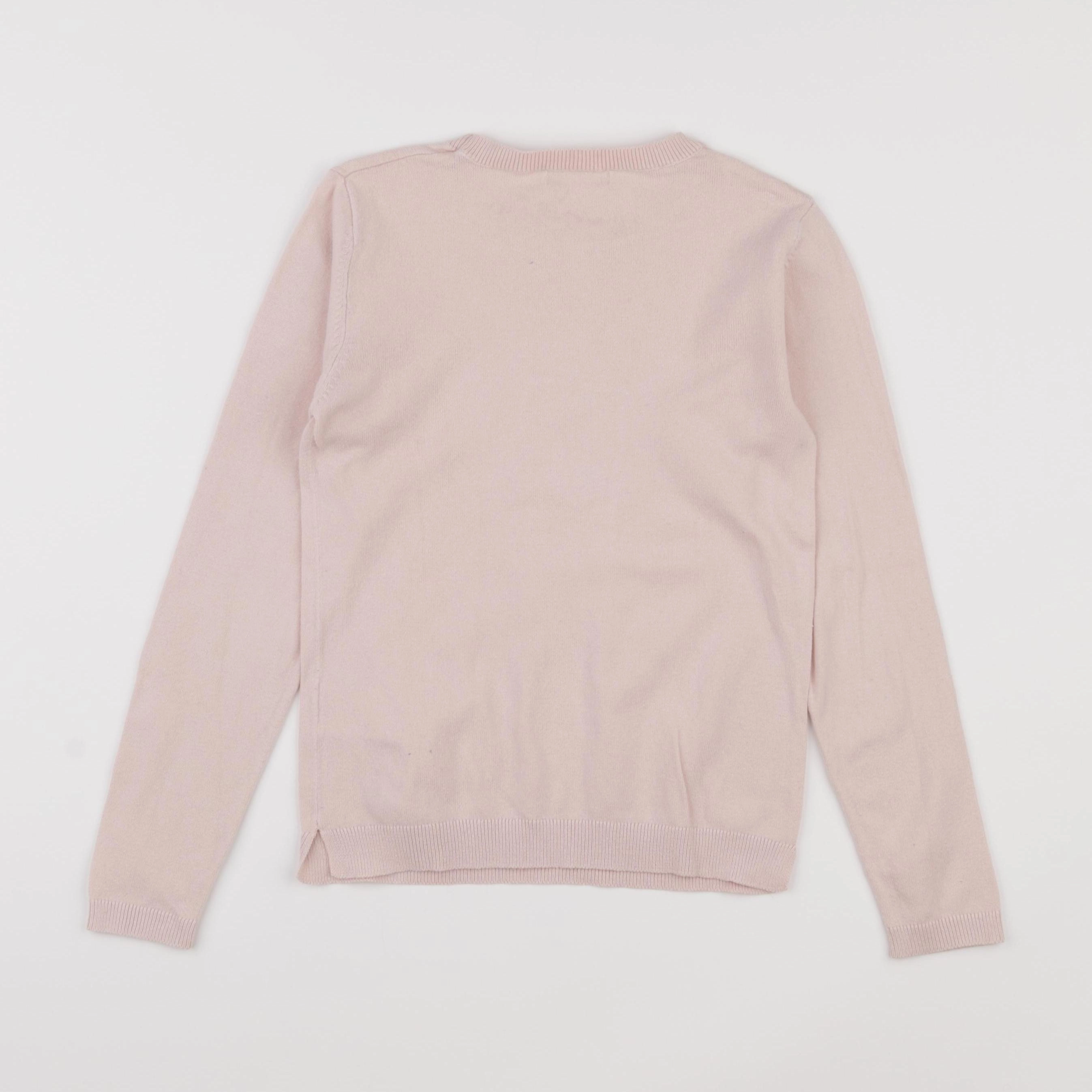 Vertbaudet - pull rose - 8 ans