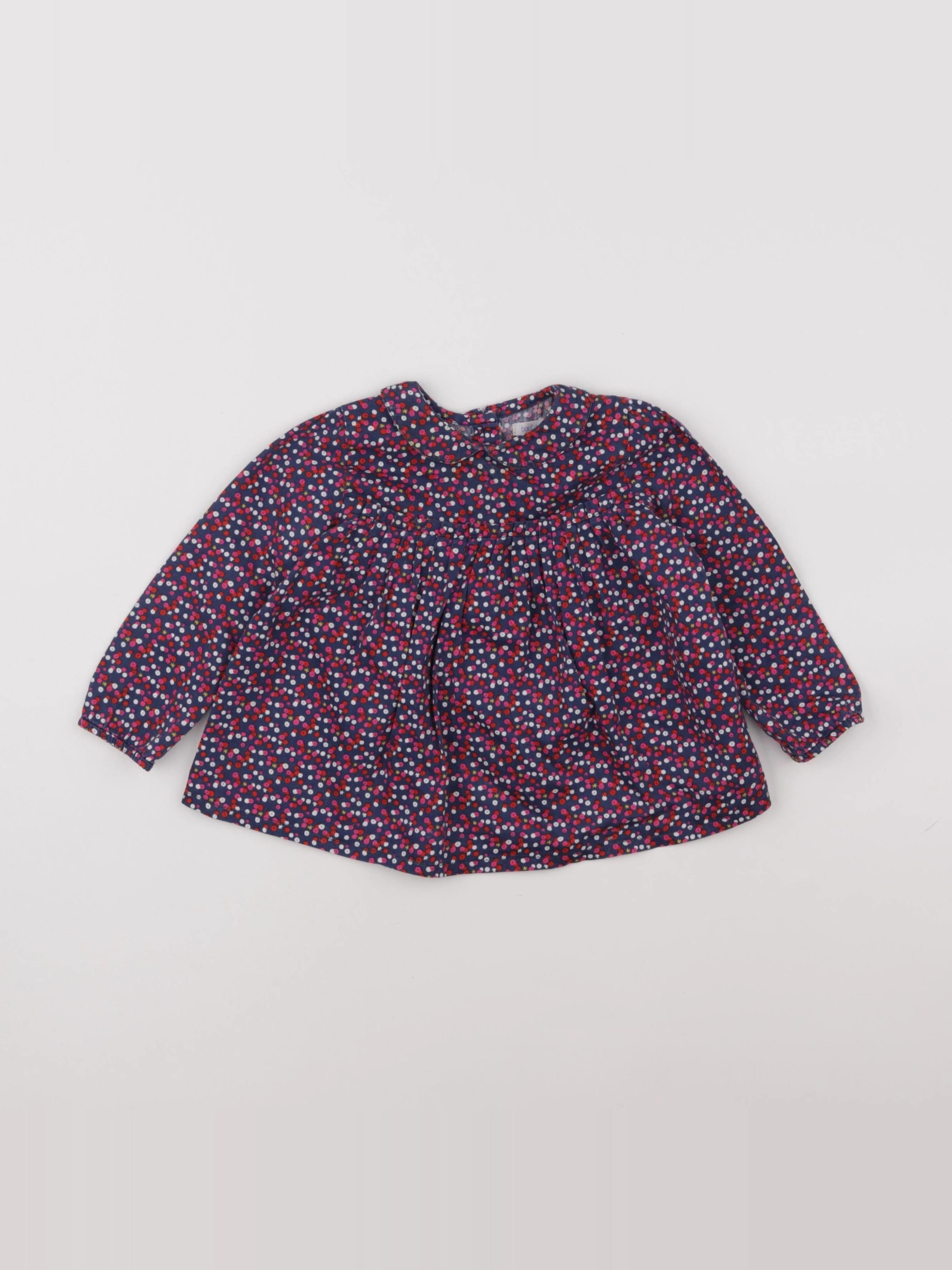Boutchou - blouse bleu - 18 mois