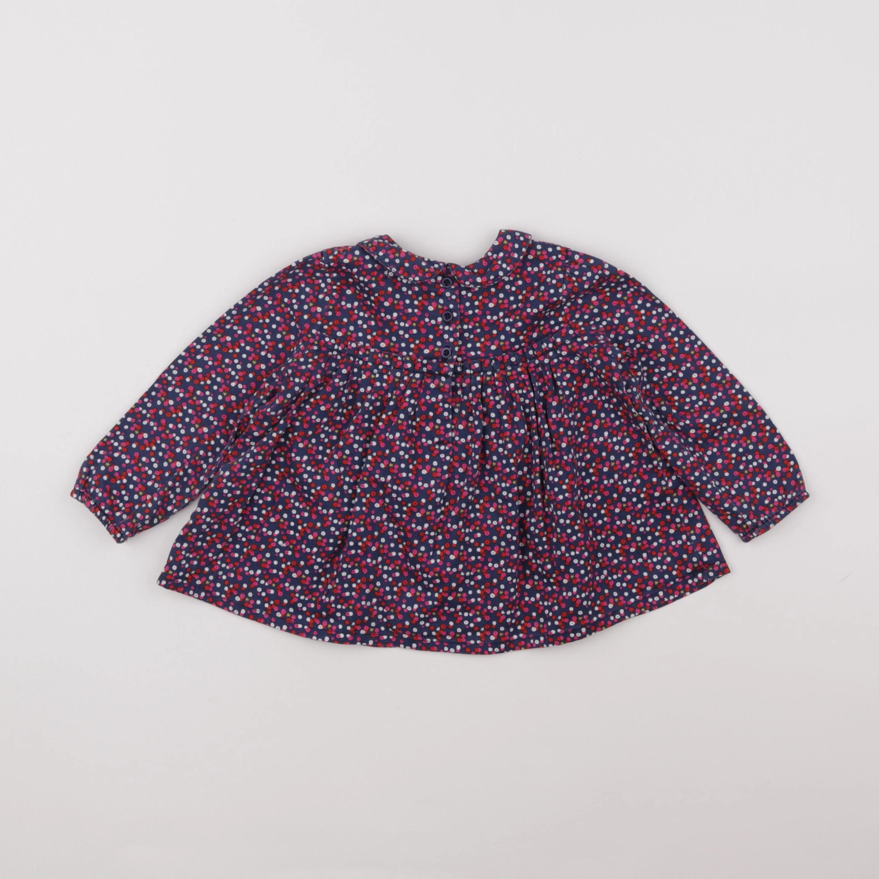 Boutchou - blouse bleu - 18 mois