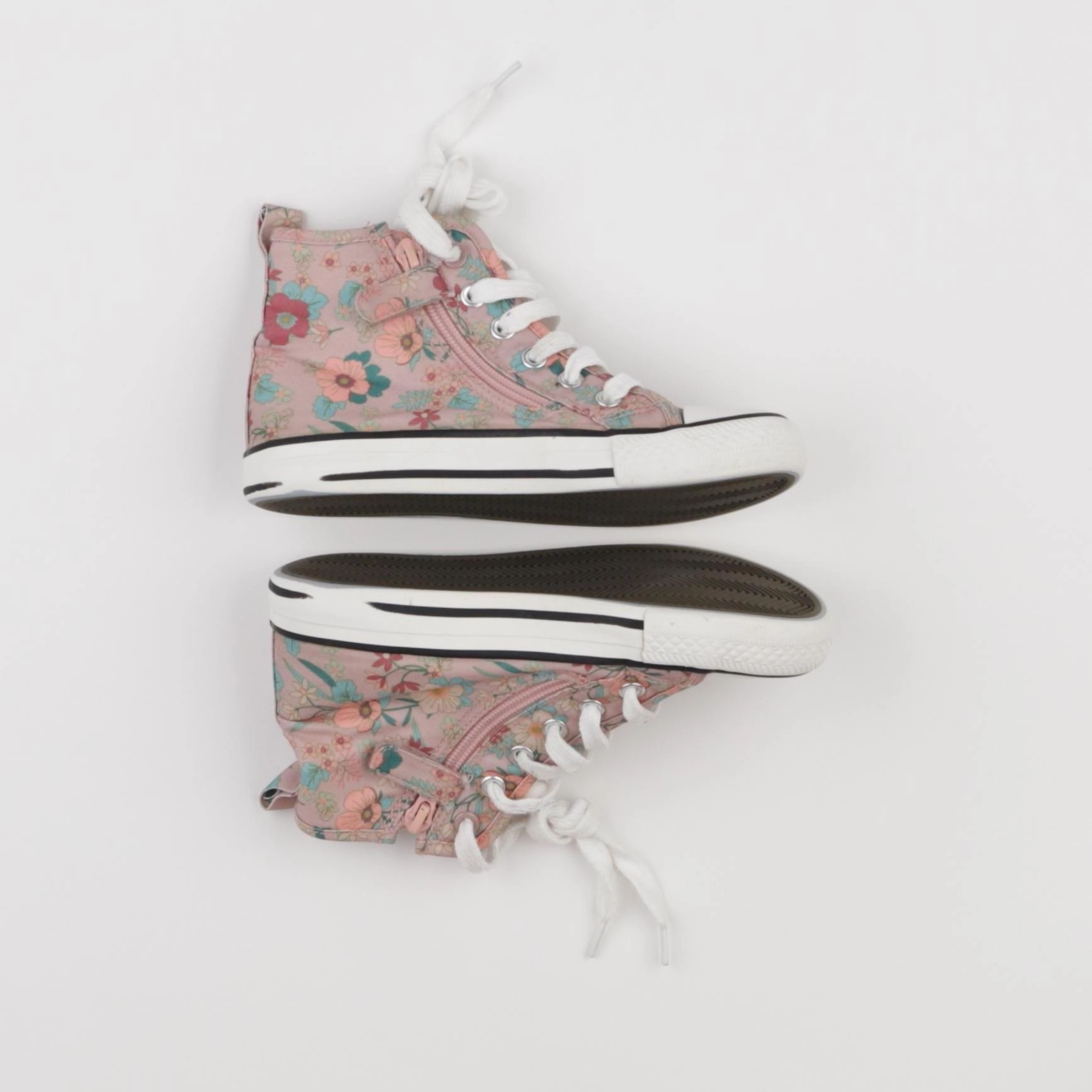 Vertbaudet - tennis à scratch/ lacets multicolore - pointure 31