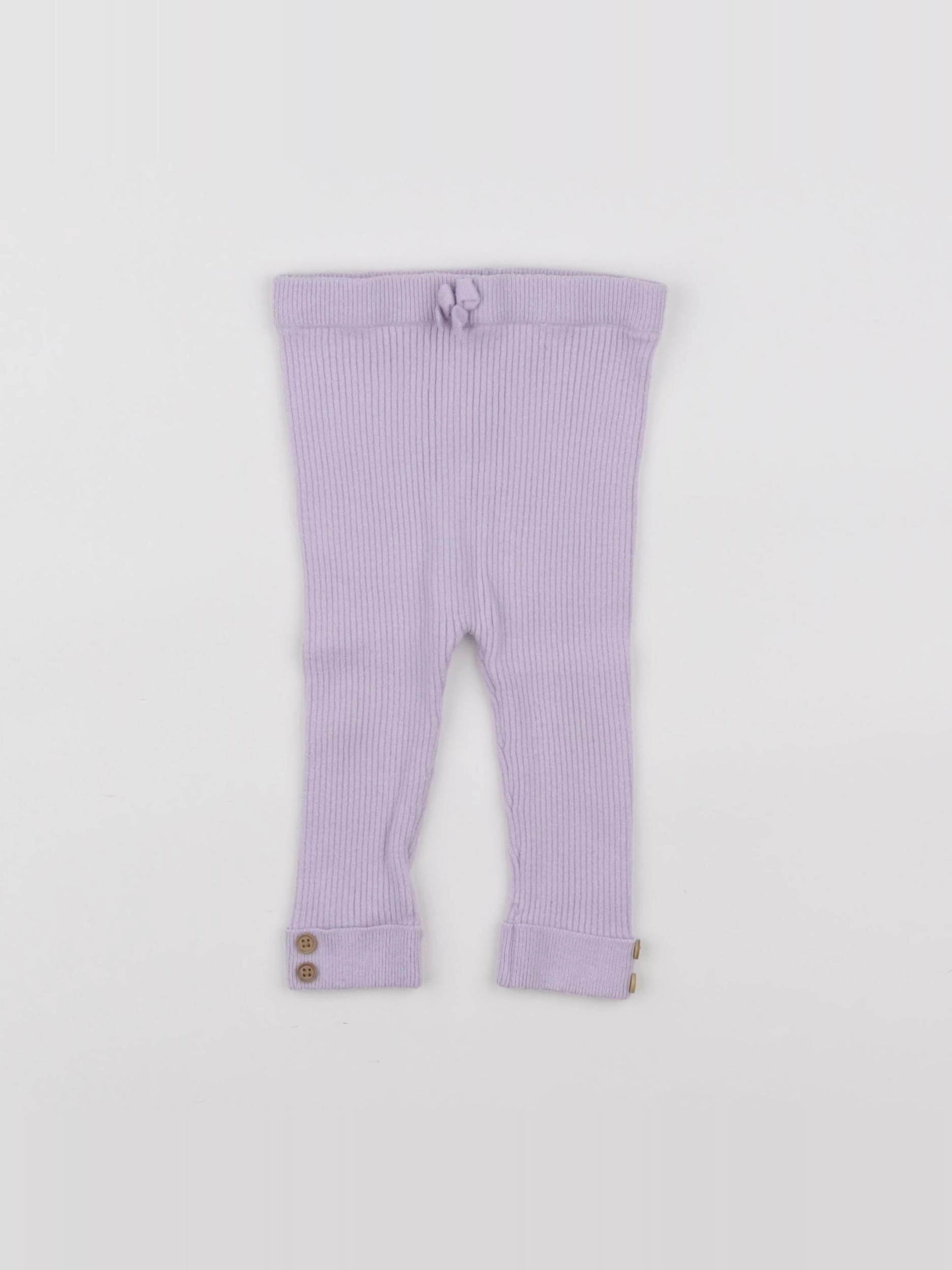 Marks & Spencer  - legging violet - 9/12 mois