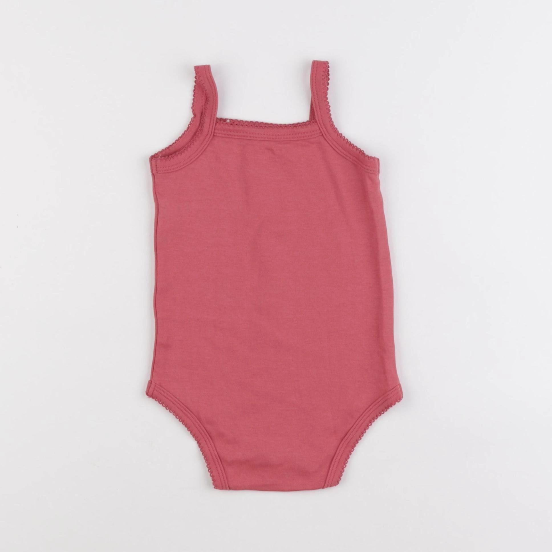 Vertbaudet - body rose - 24 mois