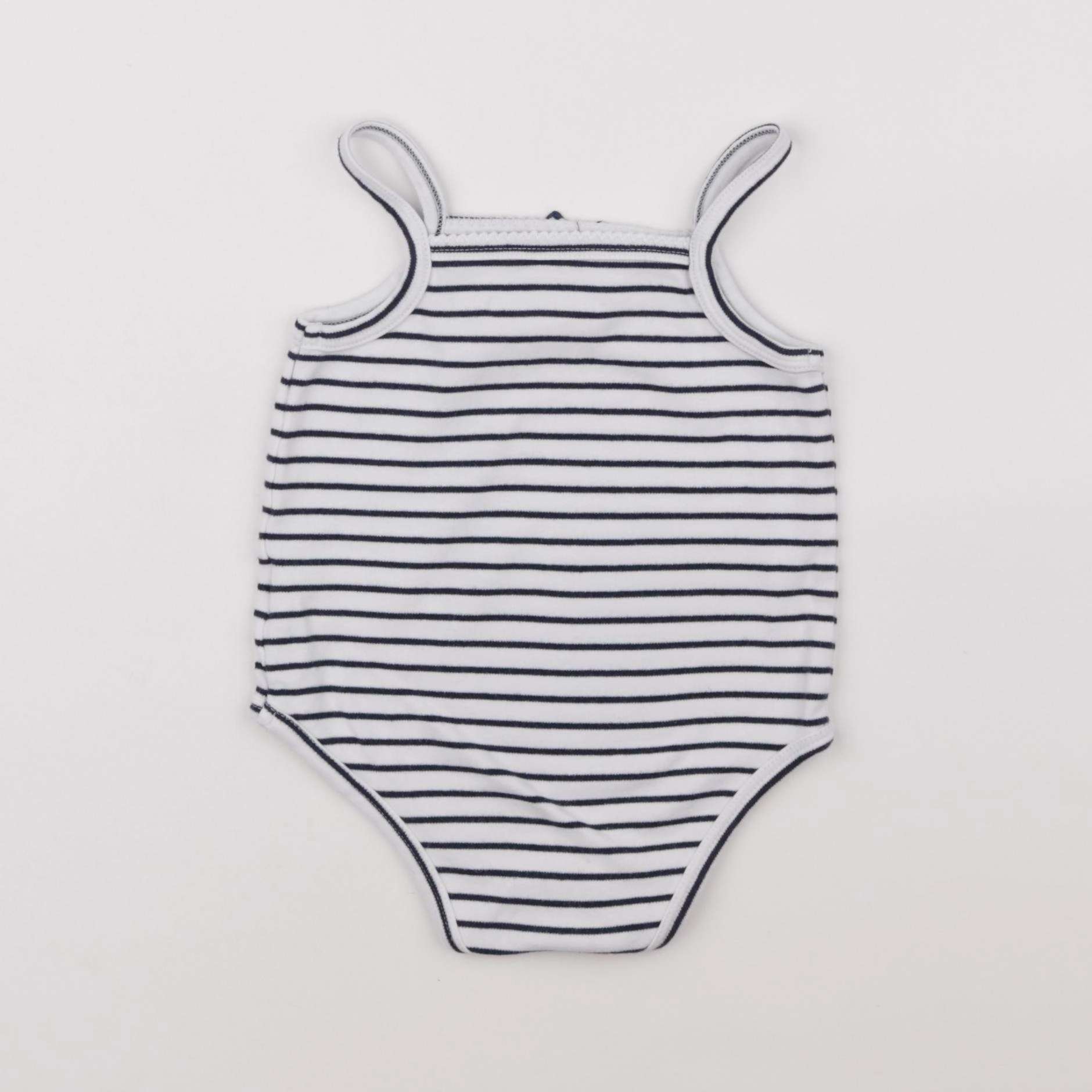 Vertbaudet - body blanc, bleu - 3 ans