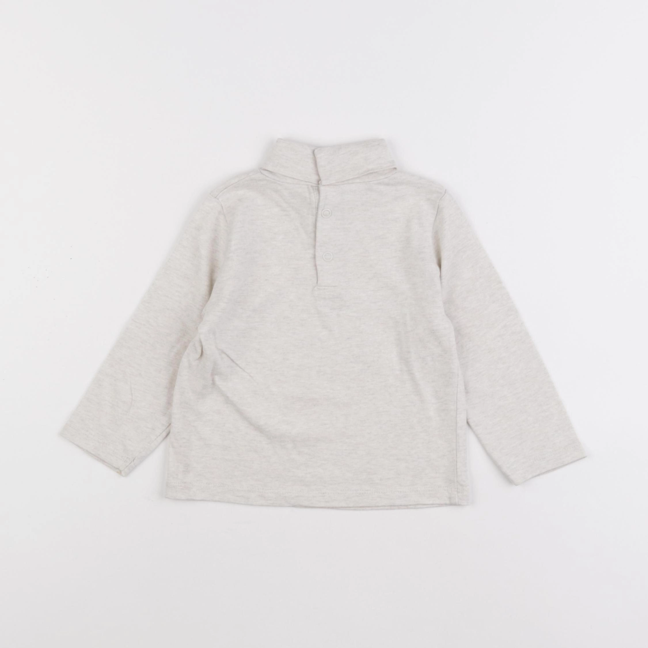 Tape à l'oeil - sous-pull gris - 18 mois