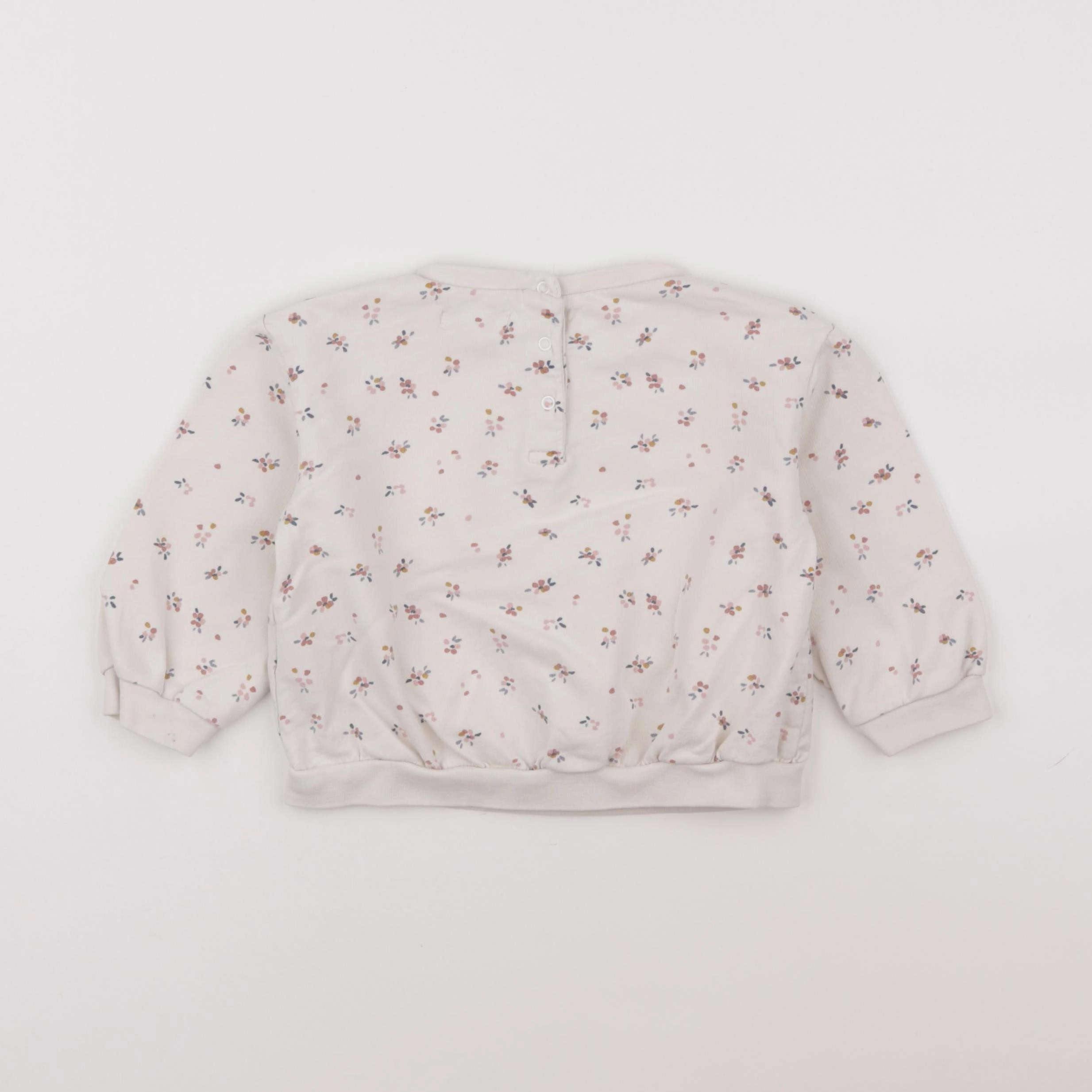 Vertbaudet - sweat beige - 3 ans