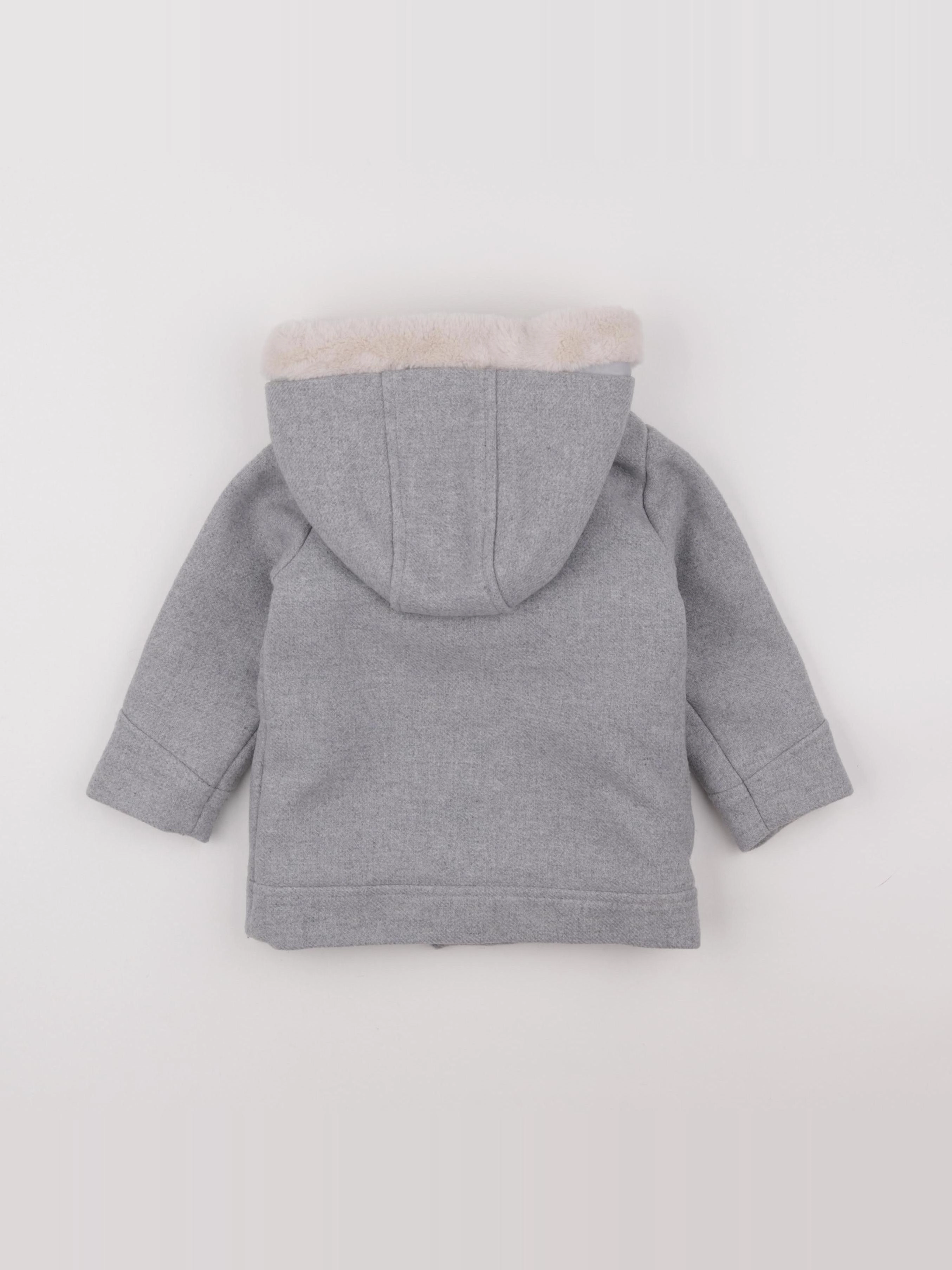 Vertbaudet - manteau gris - 2 ans