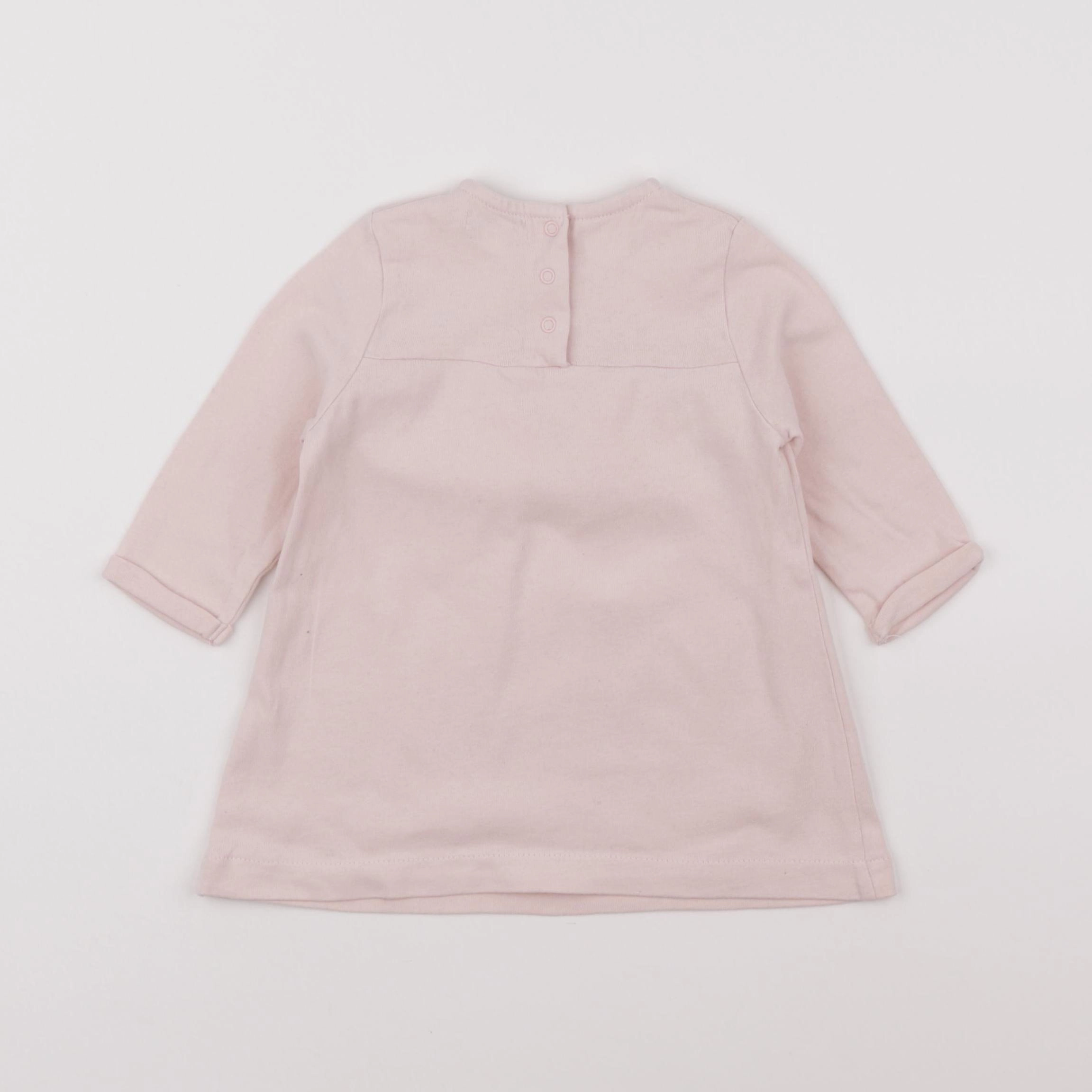 Vertbaudet - robe rose - 9 mois