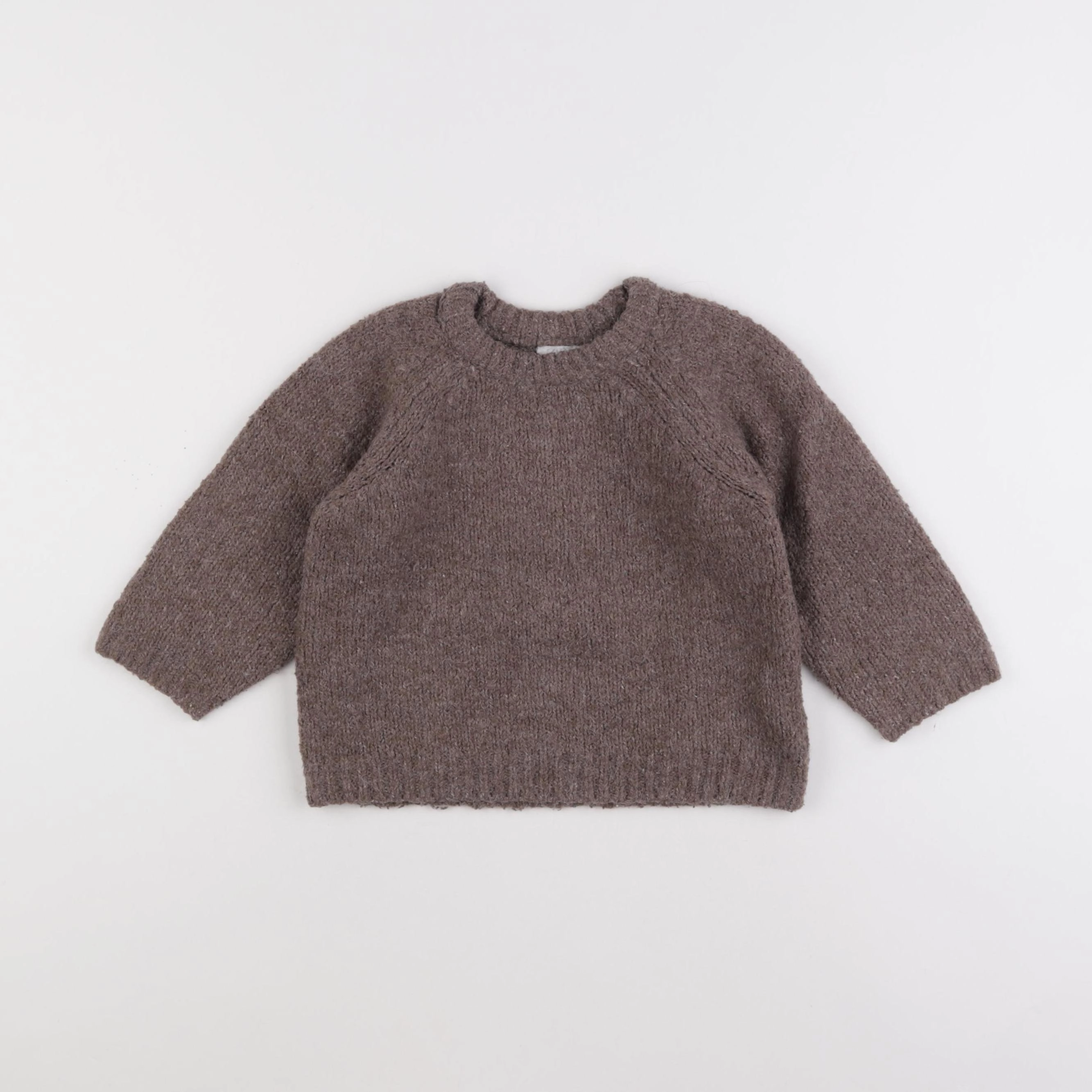 Zara - pull marron - 12/18 mois