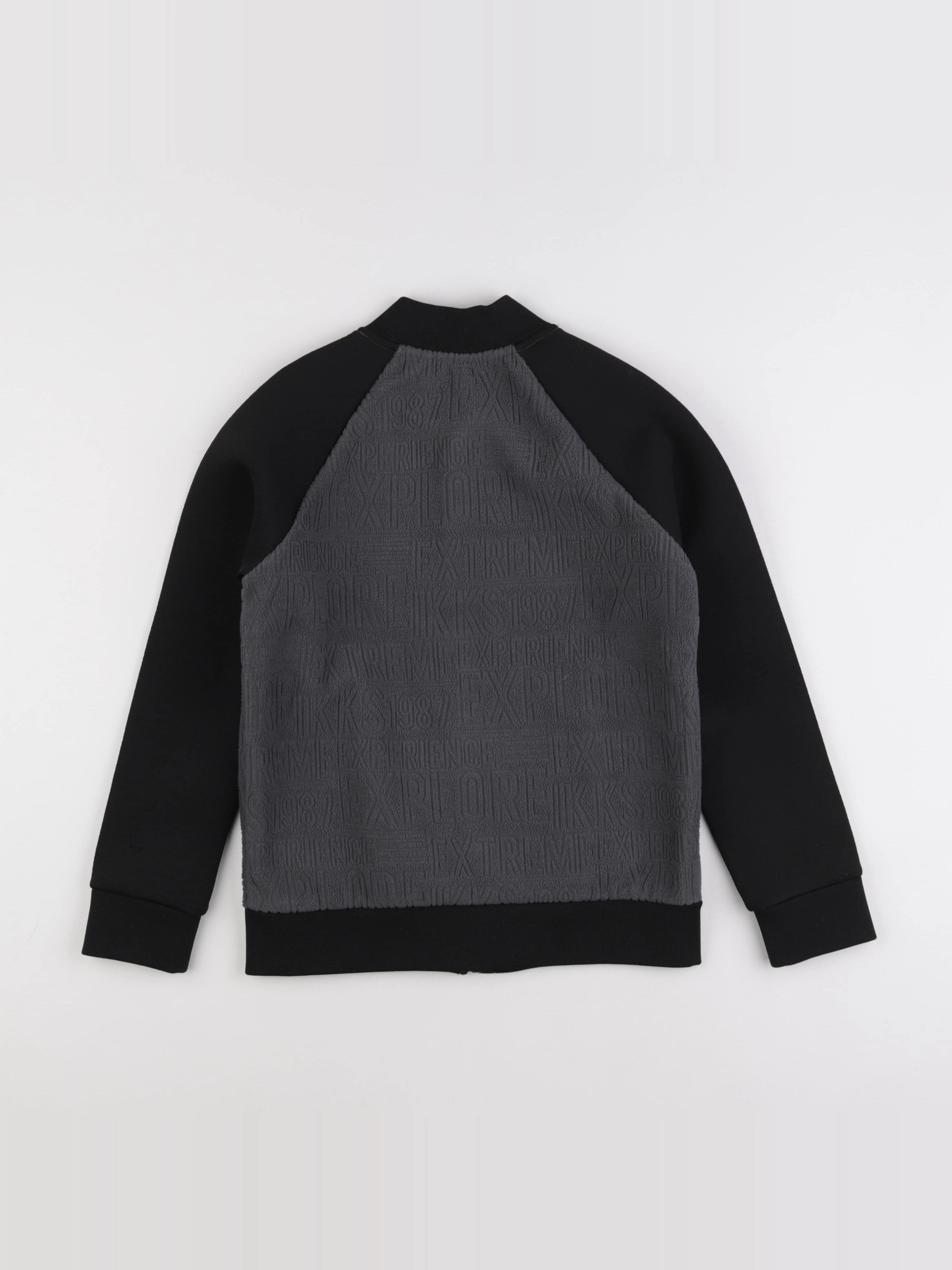 IKKS - sweat gris - 10 ans