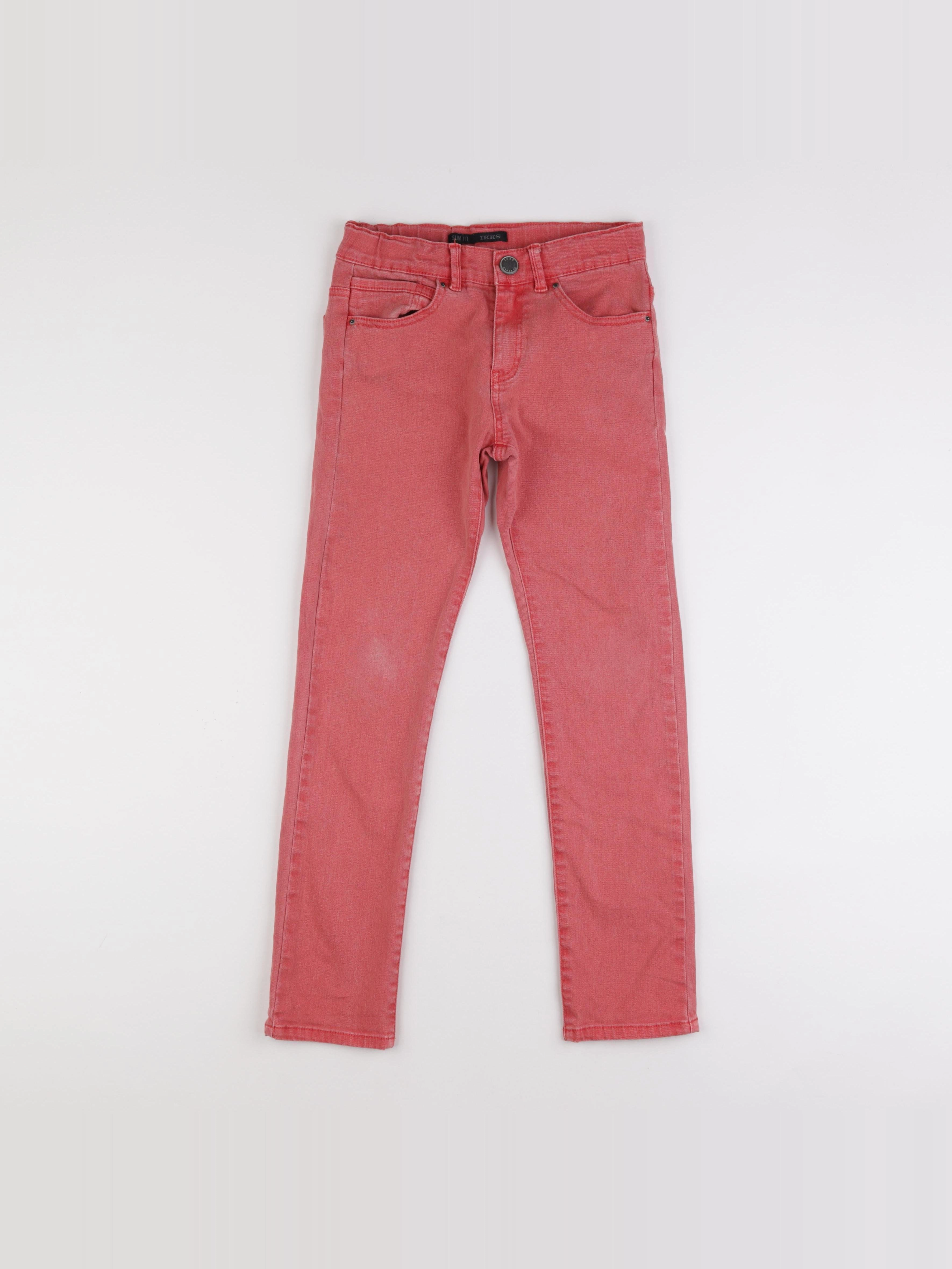 IKKS - pantalon rouge - 10 ans