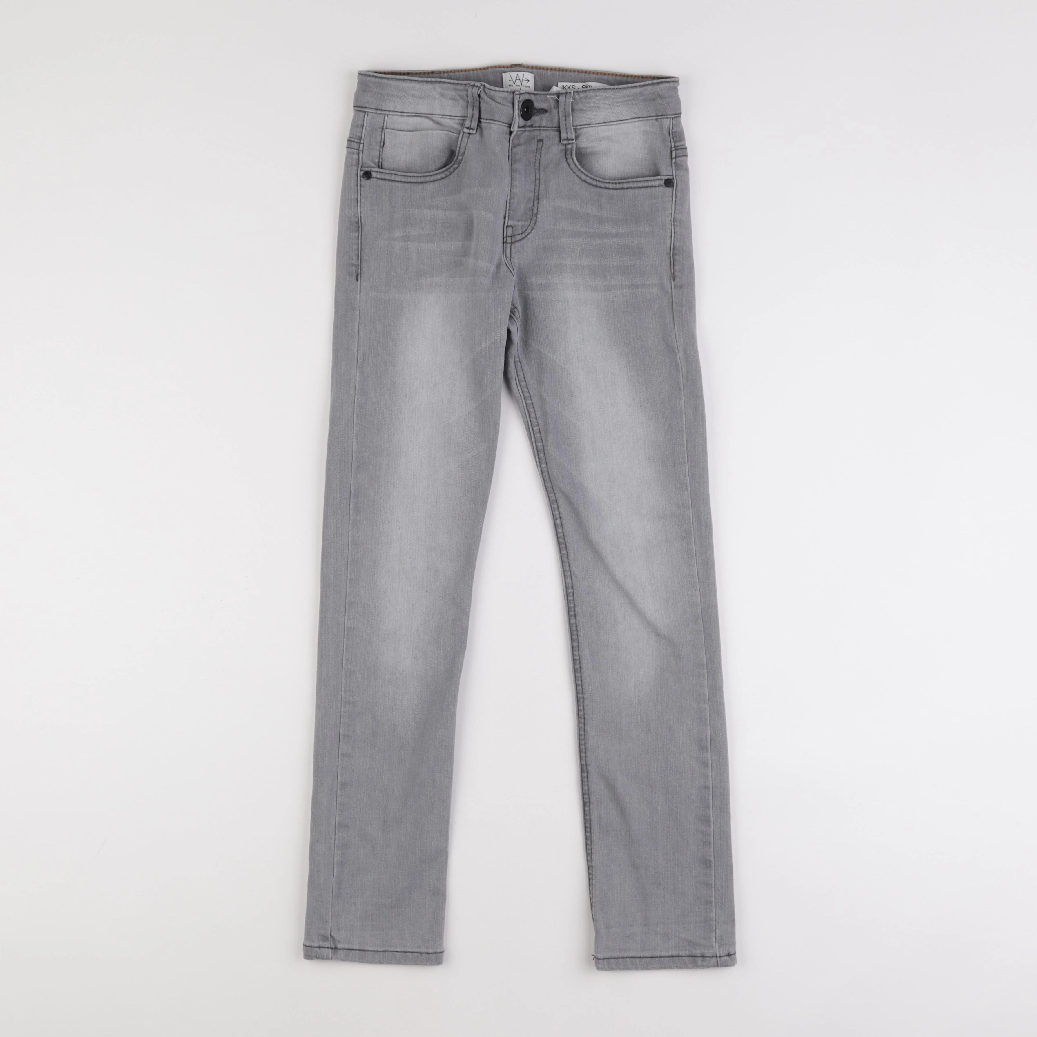 IKKS - jean gris - 10 ans