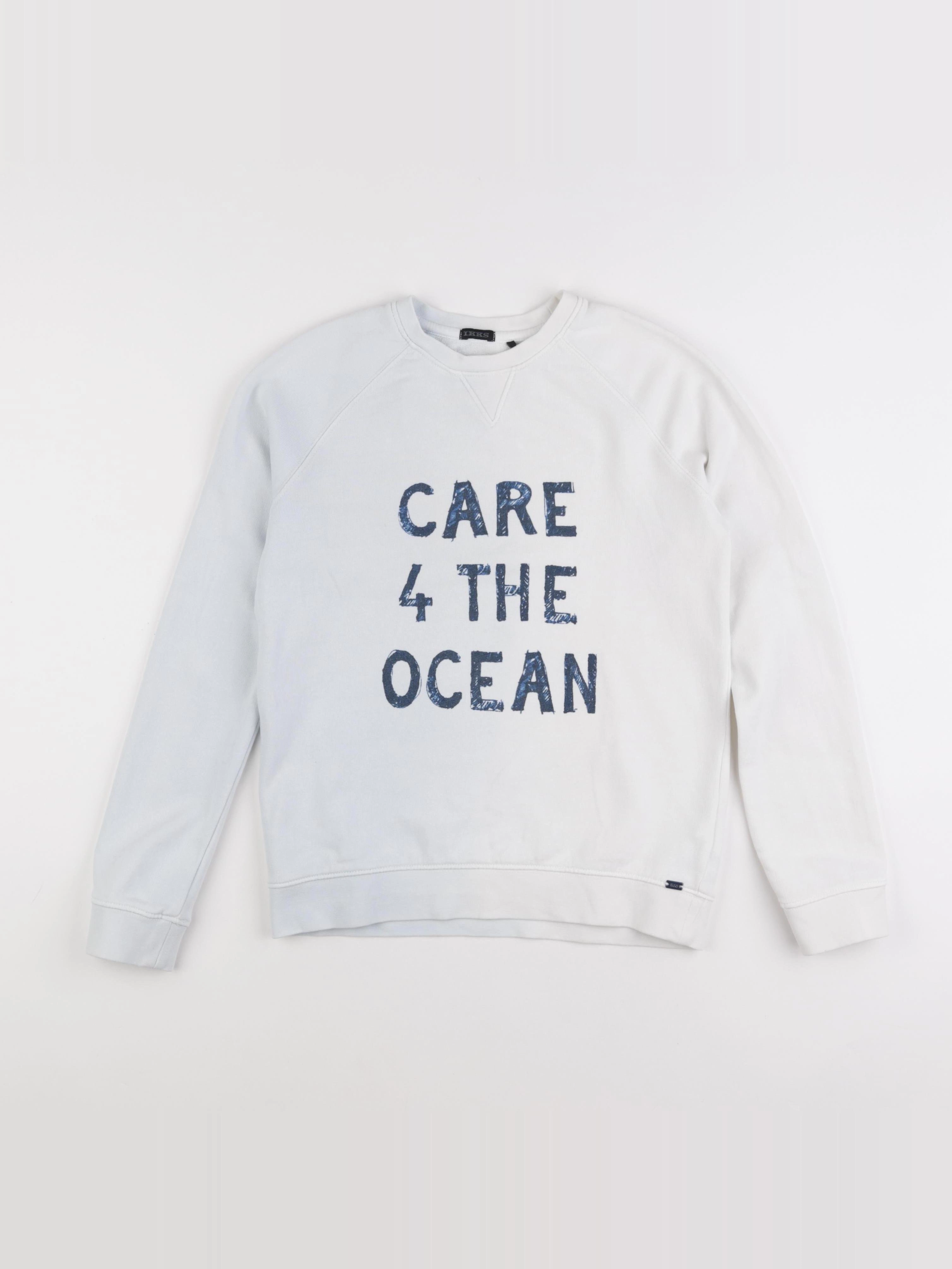 IKKS - sweat blanc - 10 ans