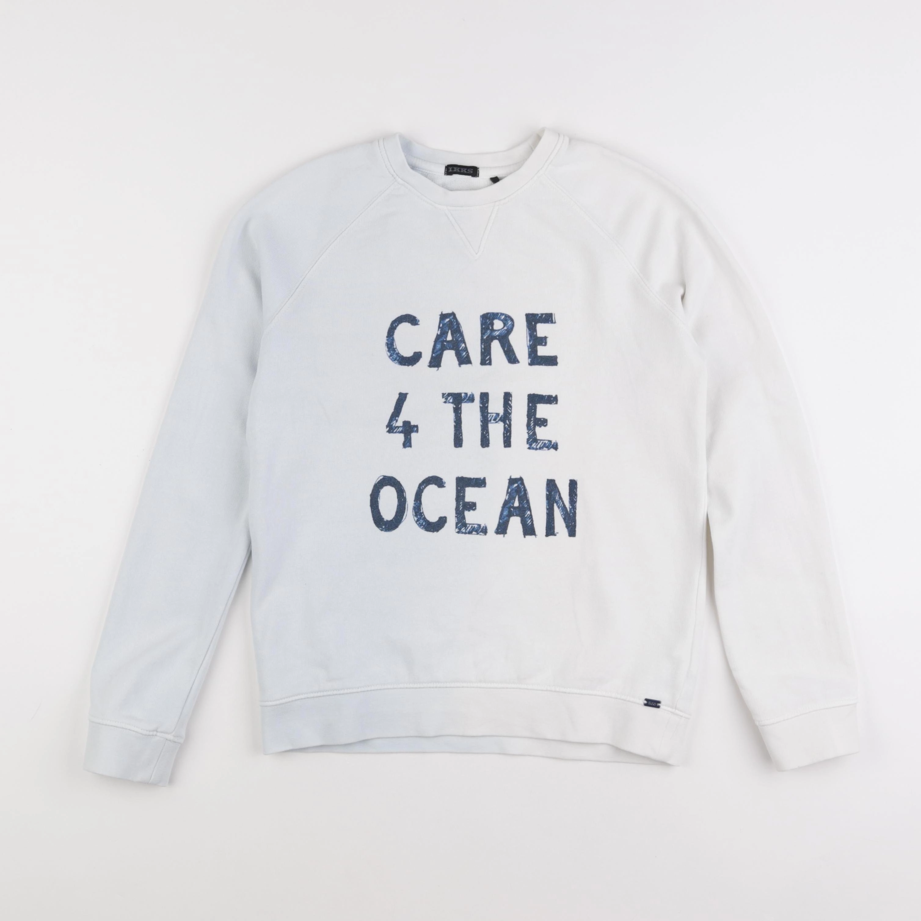 IKKS - sweat blanc - 10 ans