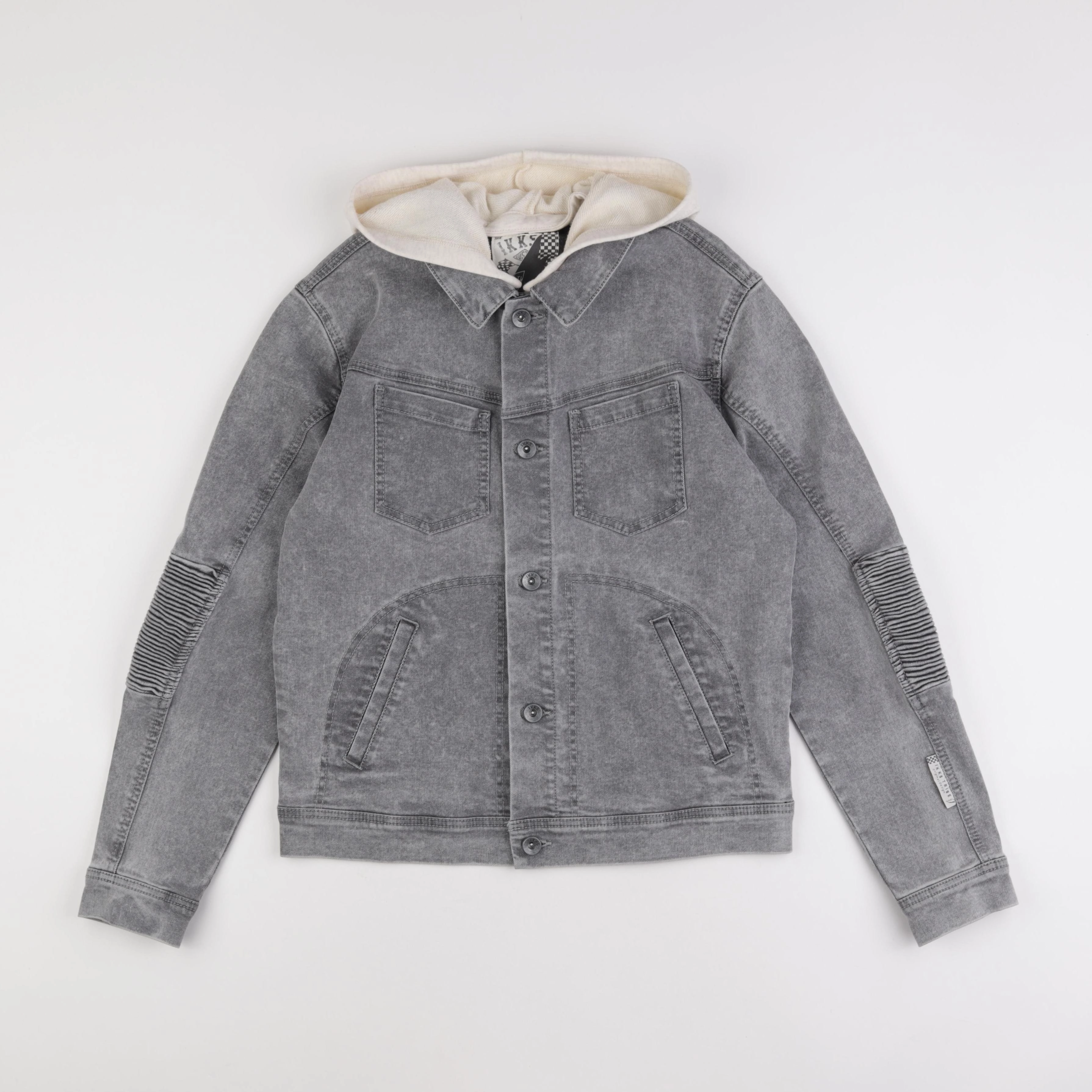 IKKS - veste imprimé au dos gris - 14 ans