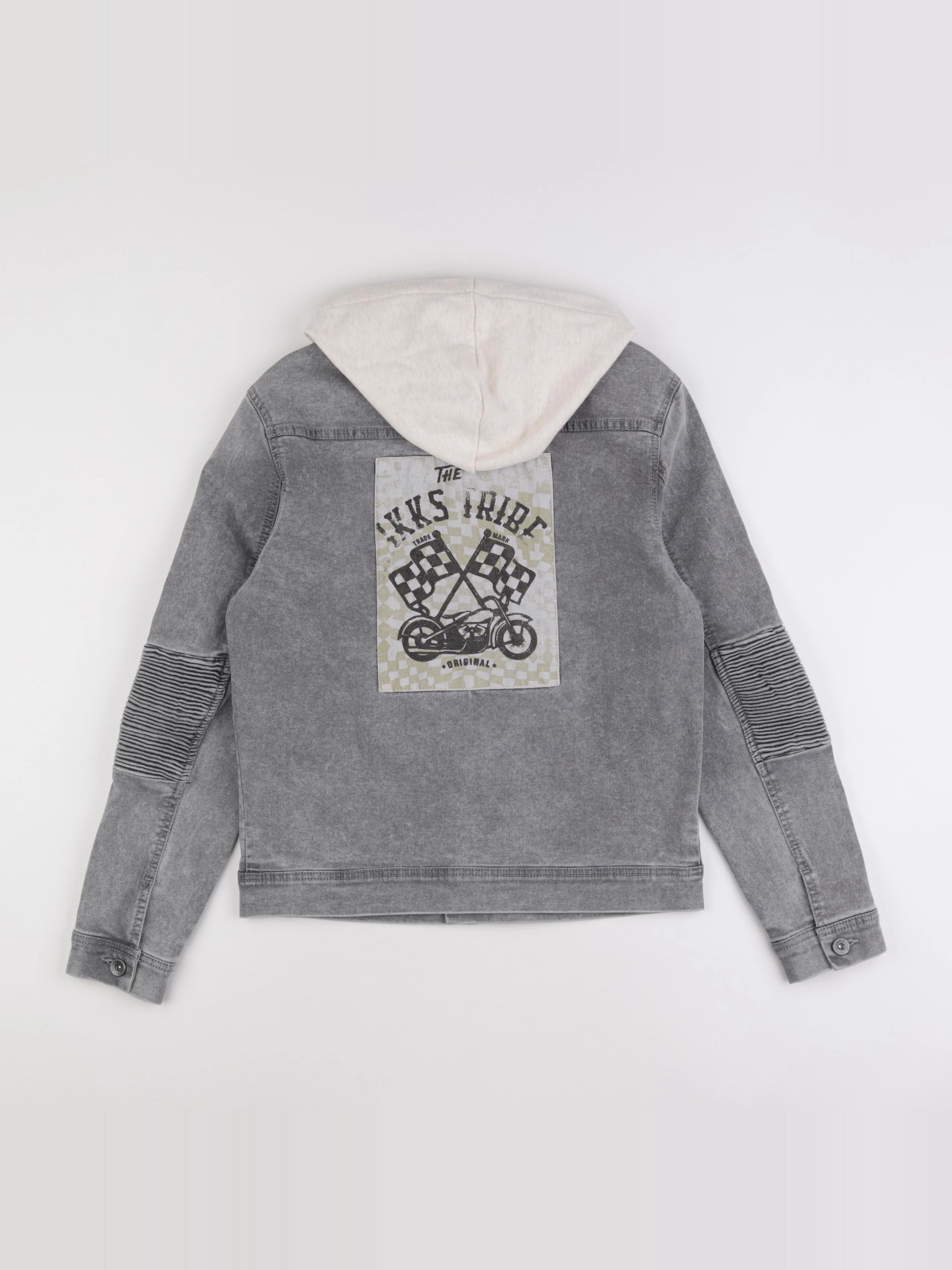 IKKS - veste imprimé au dos gris - 14 ans