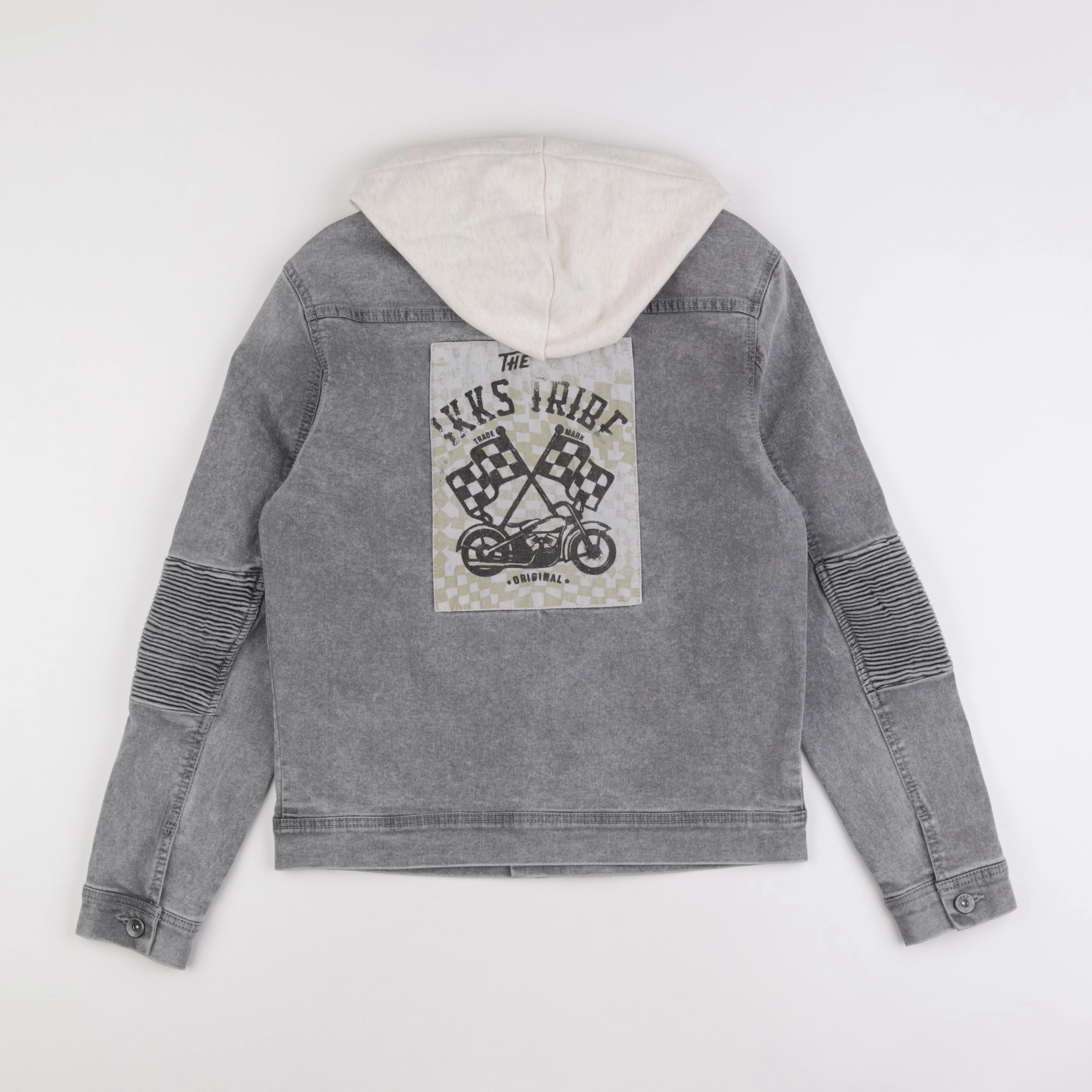 IKKS - veste imprimé au dos gris - 14 ans