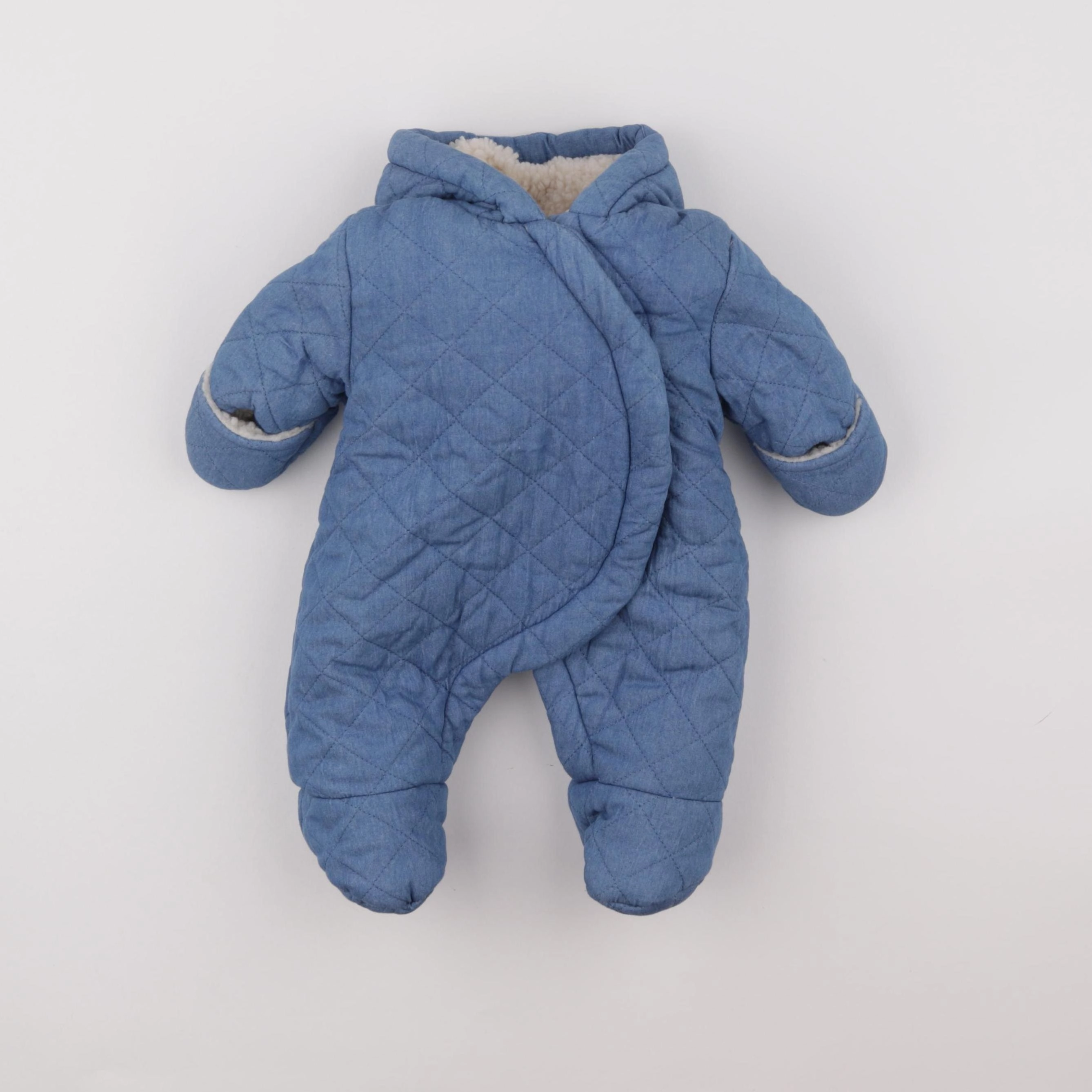Vertbaudet - combi-pilote bleu - 1 mois