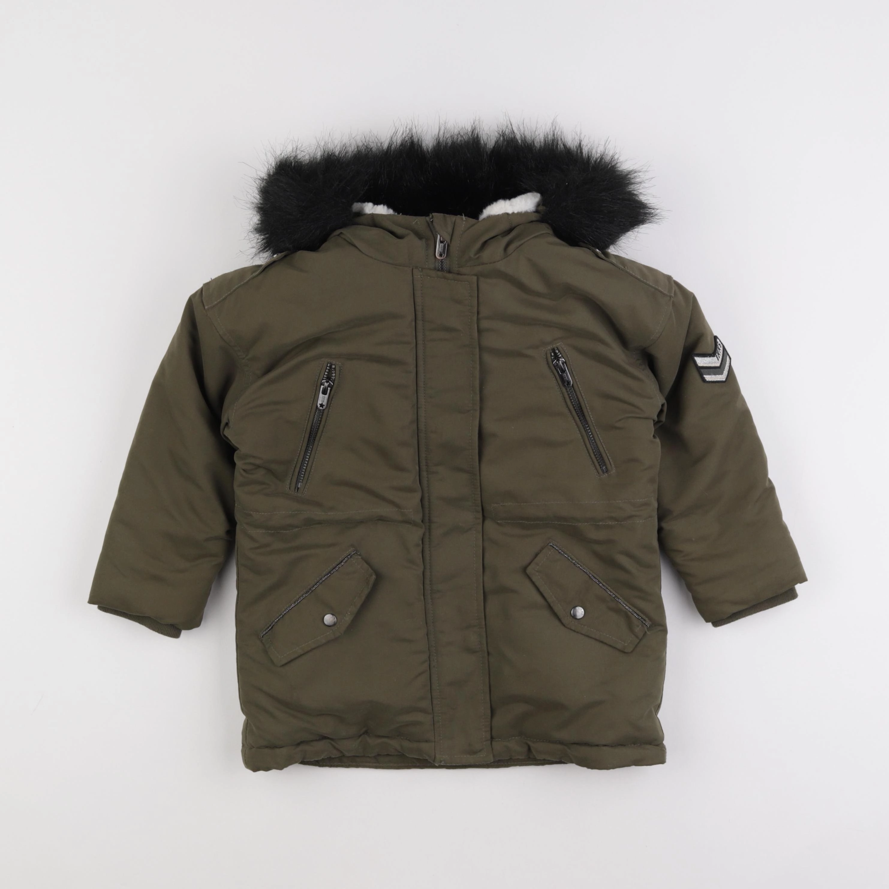 IKKS - manteau vert - 4 ans
