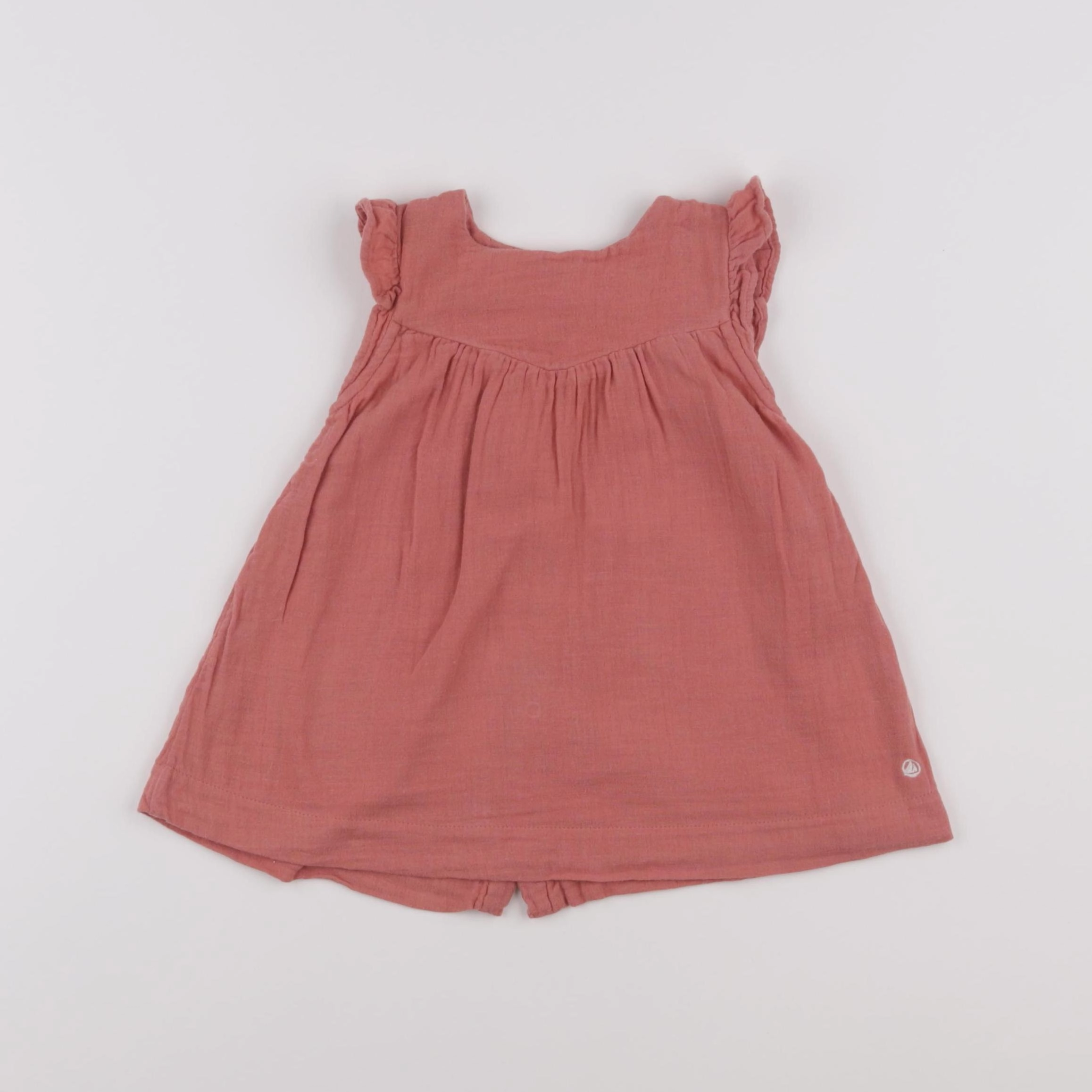 Petit Bateau - robe rose - 6 mois