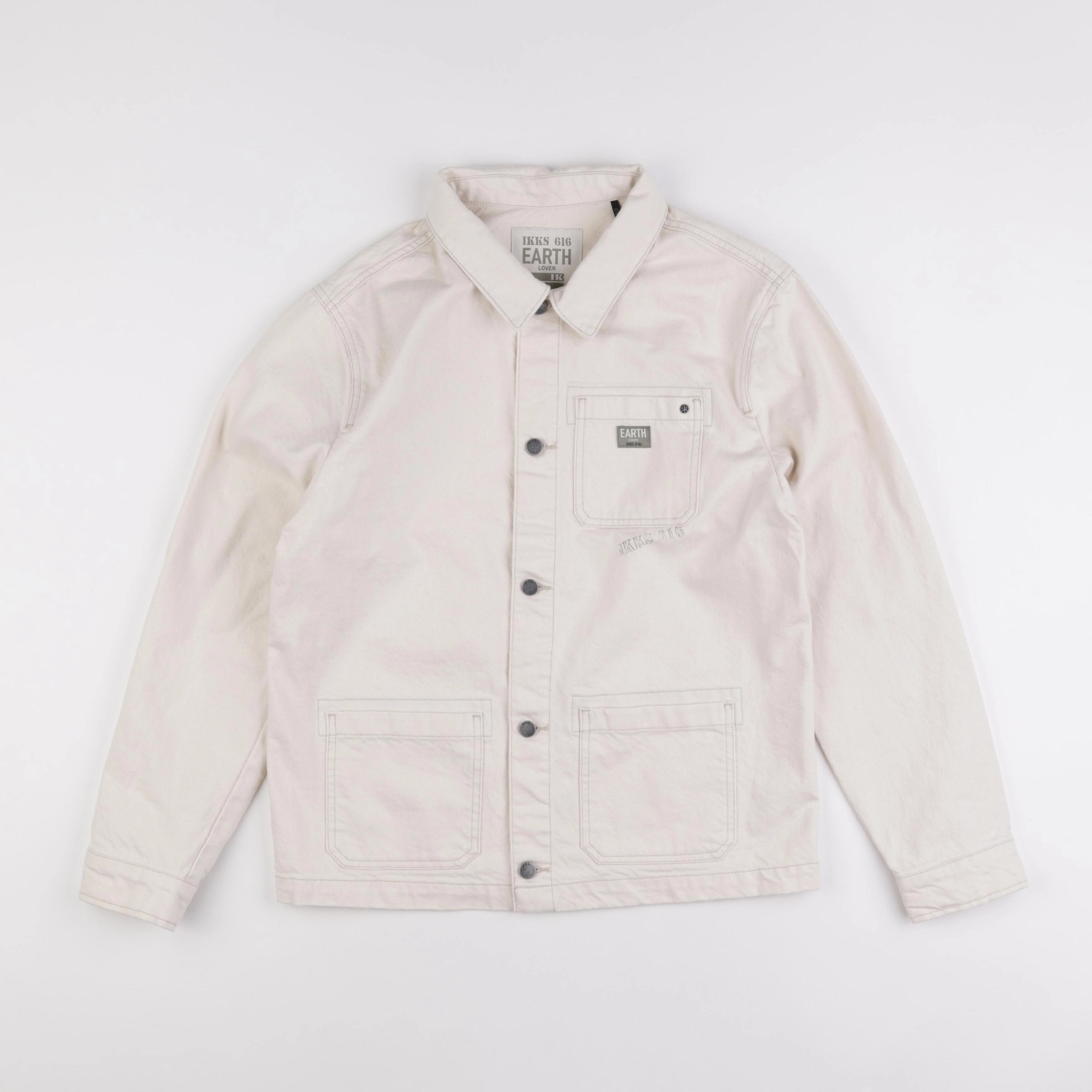 IKKS - veste imprimé au dos beige - 14 ans