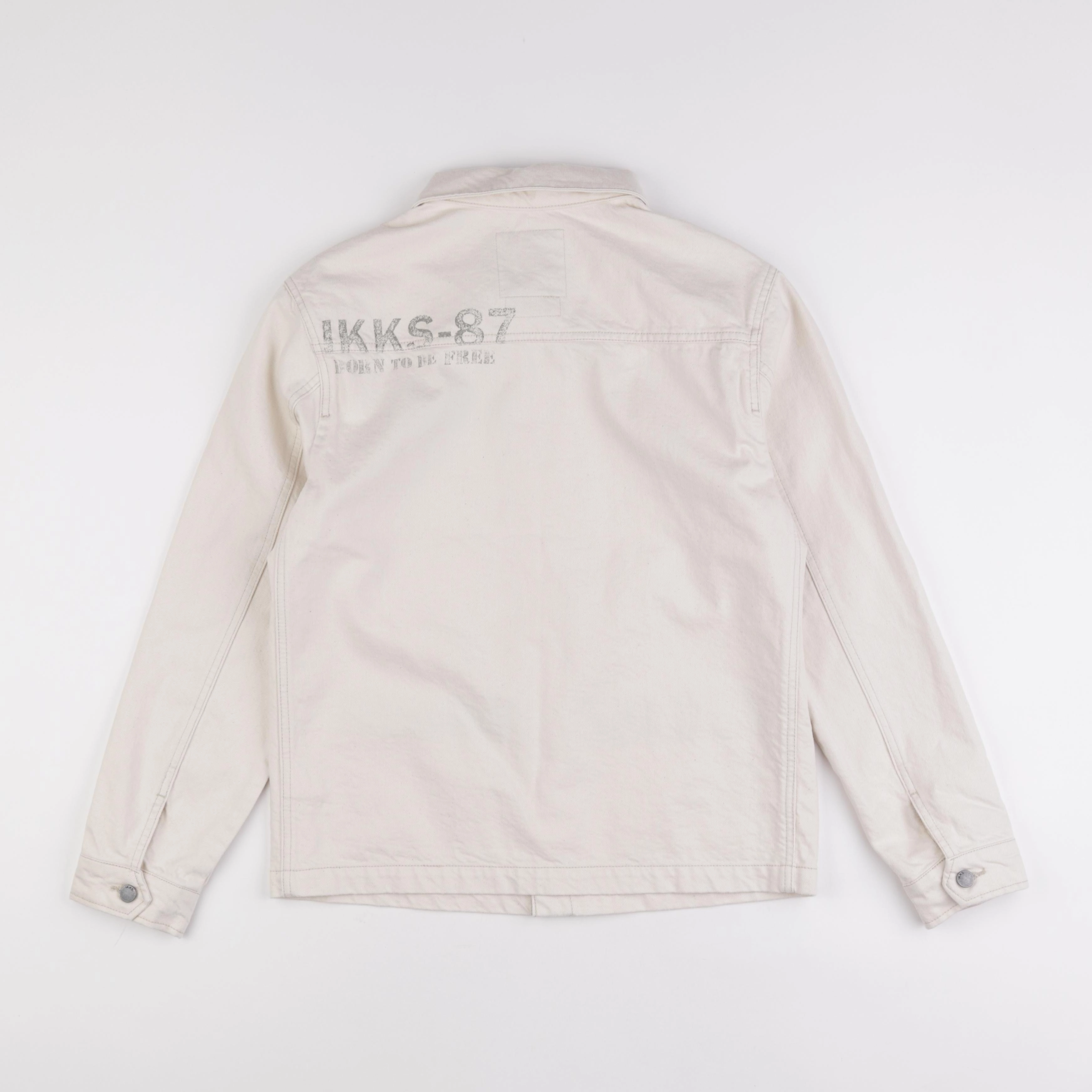 IKKS - veste imprimé au dos beige - 14 ans