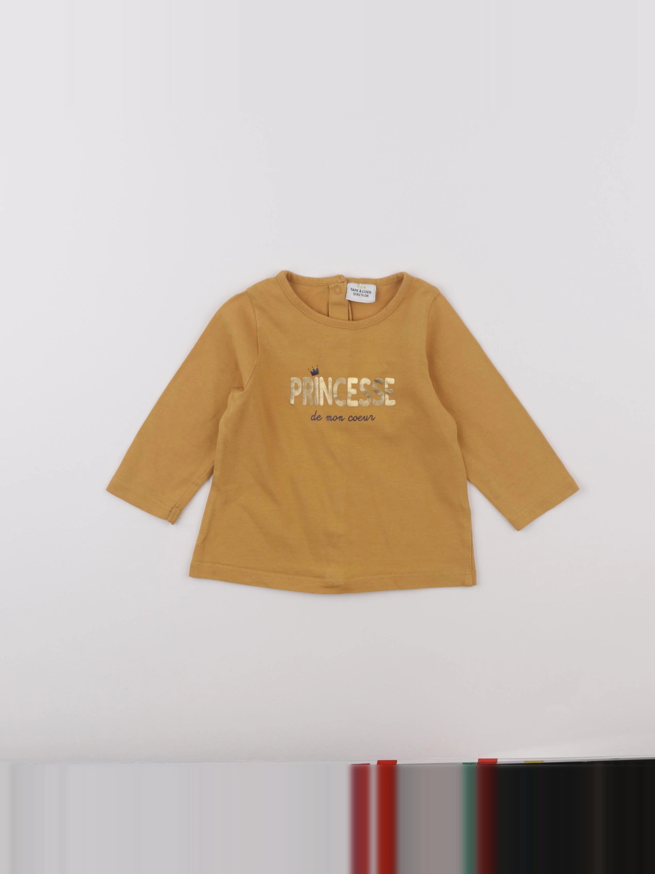 Tape à l'oeil - tee-shirt jaune - 12 mois