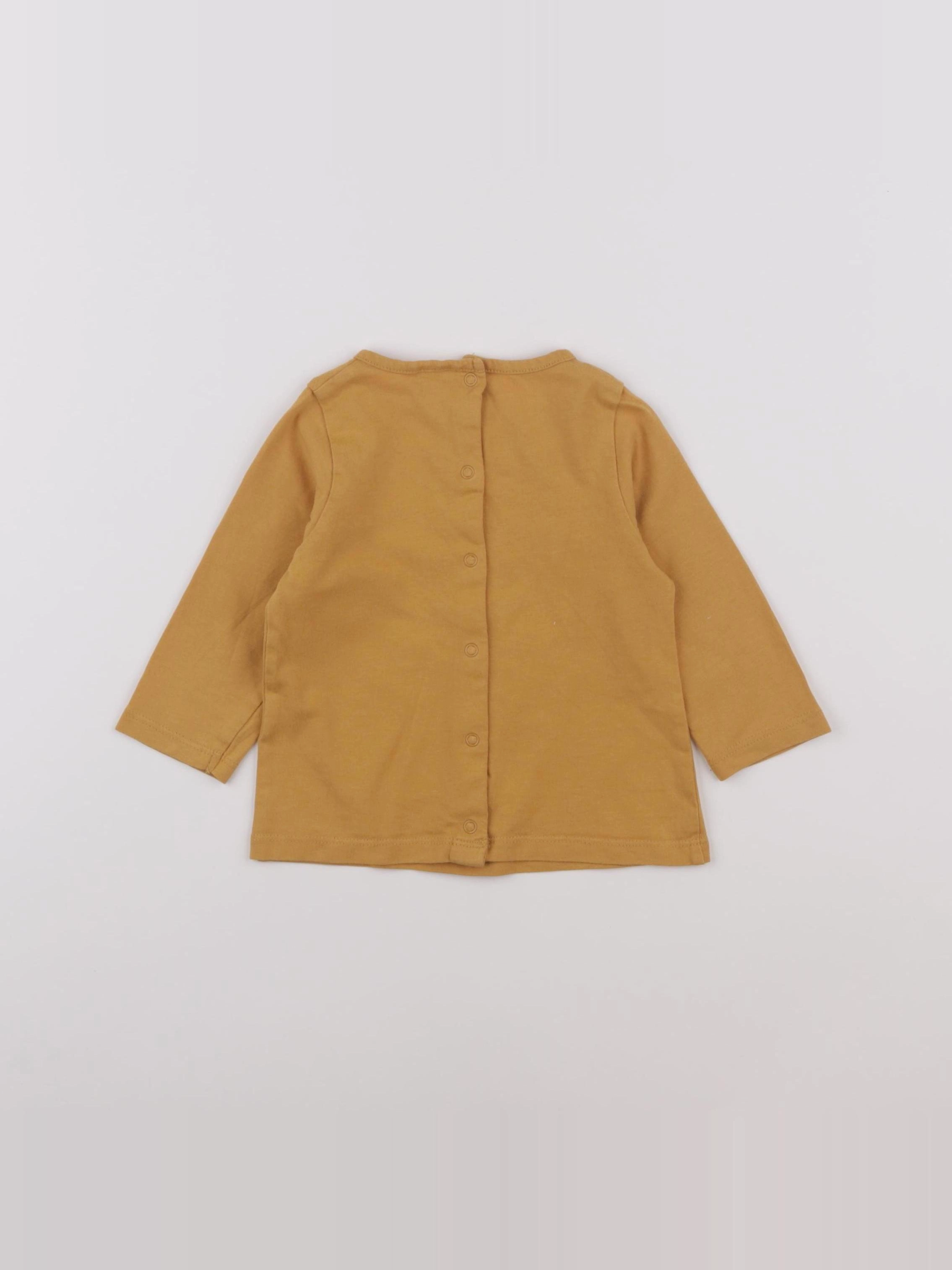 Tape à l'oeil - tee-shirt jaune - 12 mois