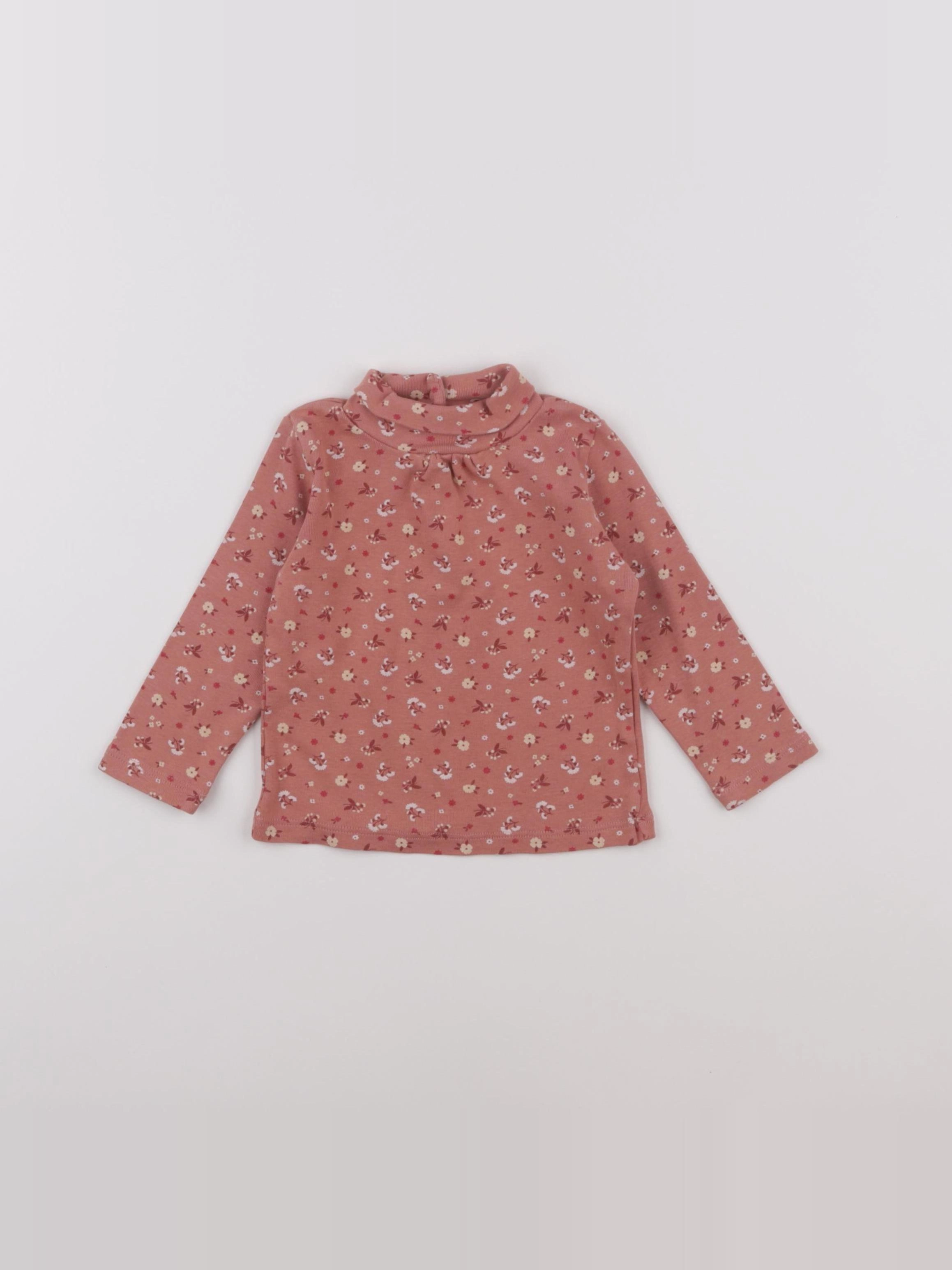 Boutchou - sous-pull rose - 12 mois