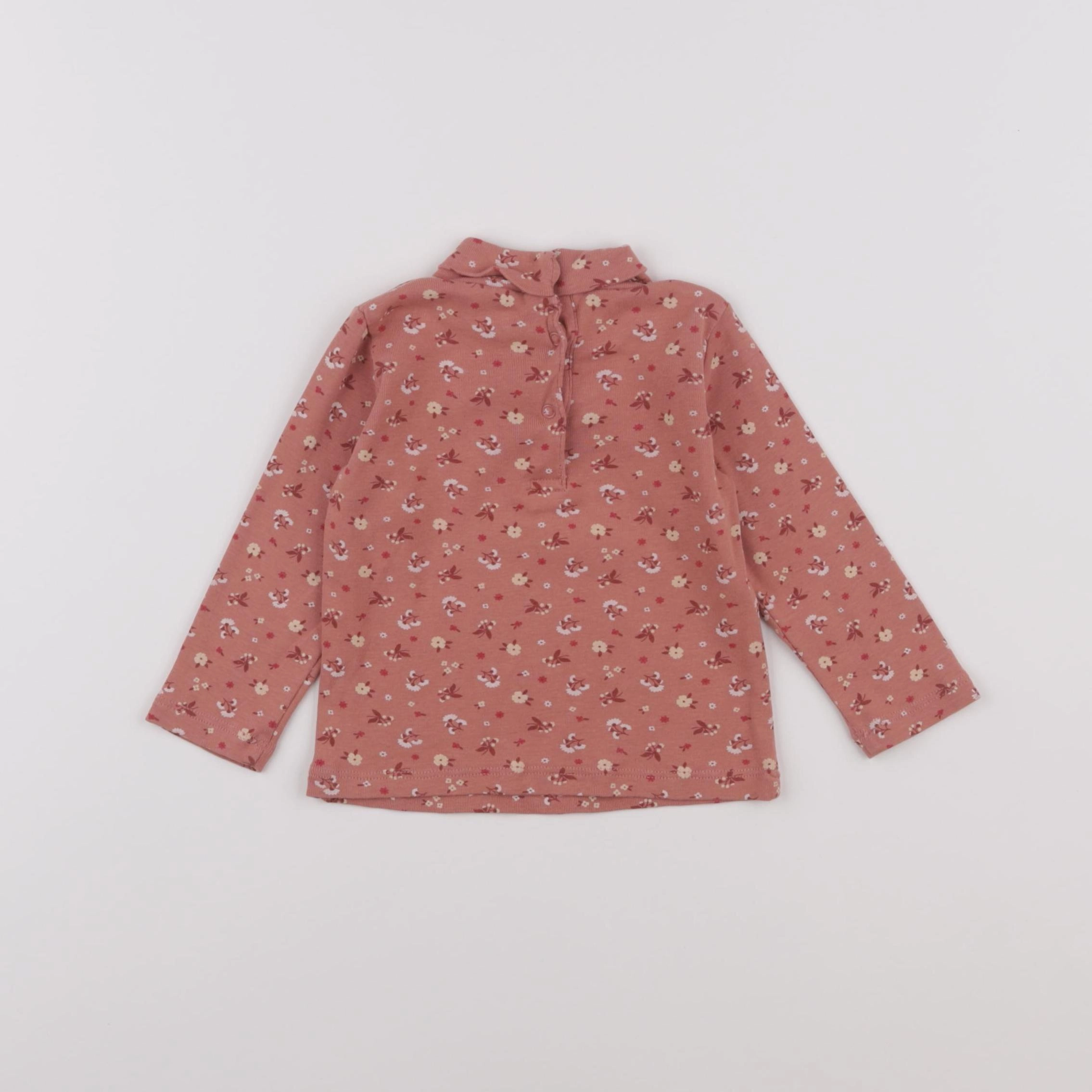 Boutchou - sous-pull rose - 12 mois