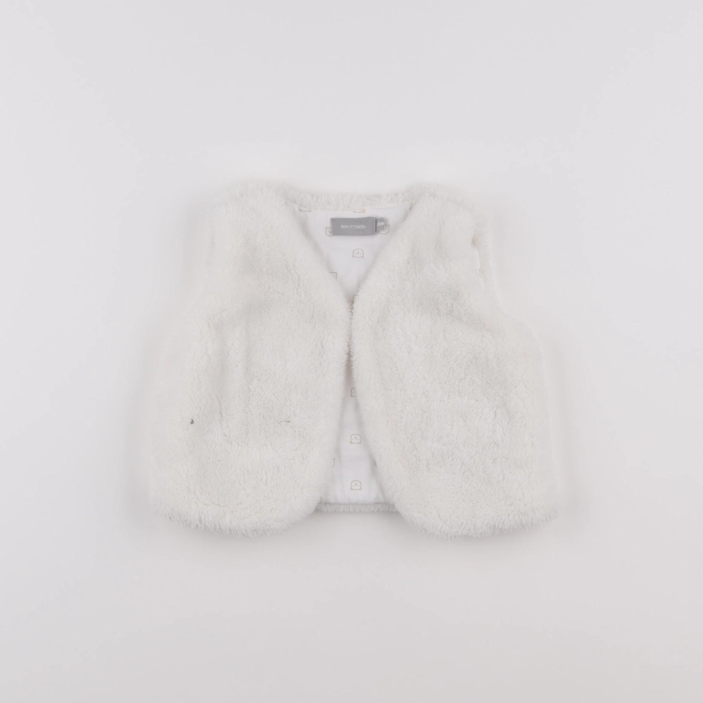 Boutchou - gilet blanc - 18 mois