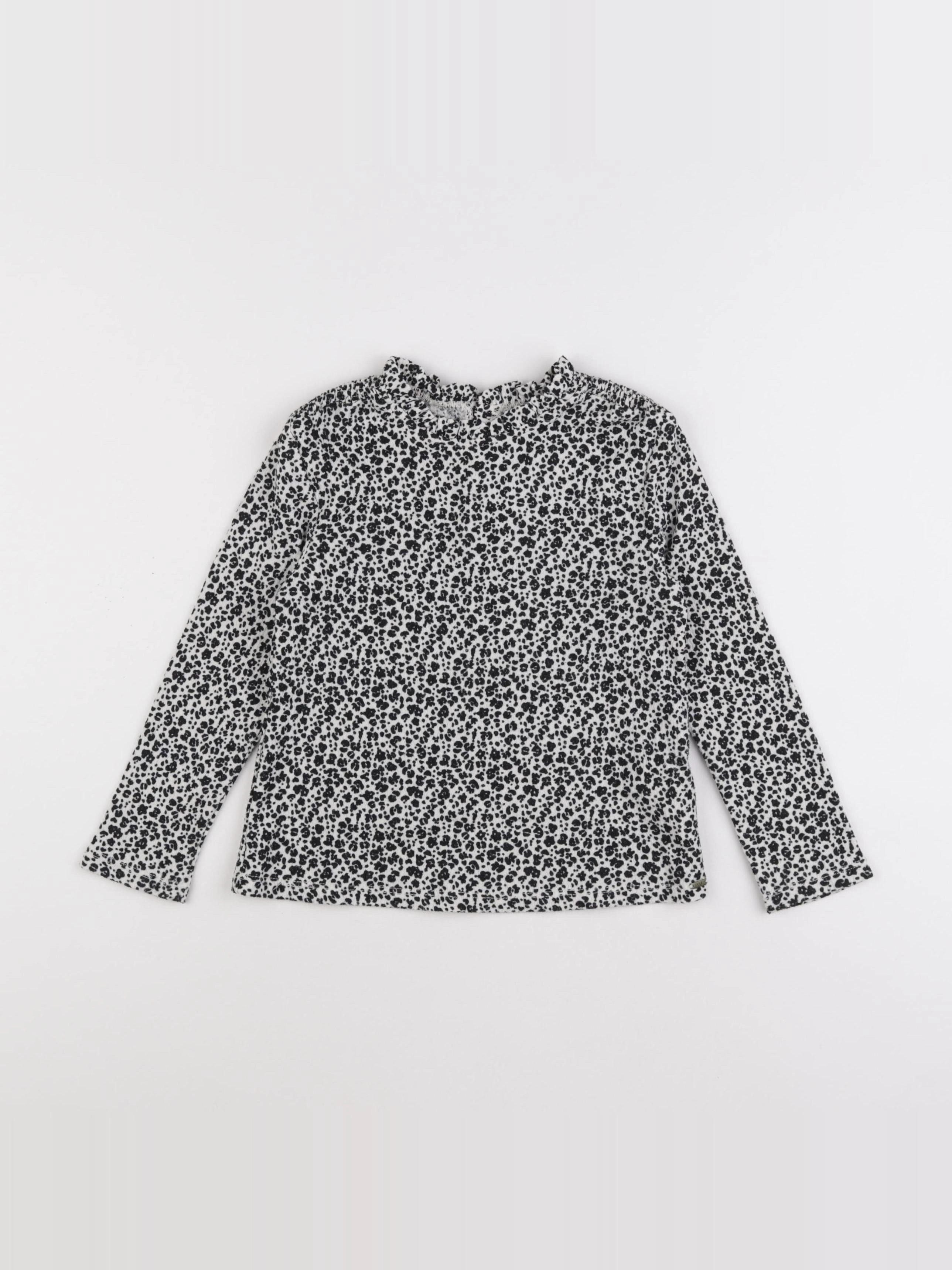IKKS - blouse blanc, noir - 4 ans