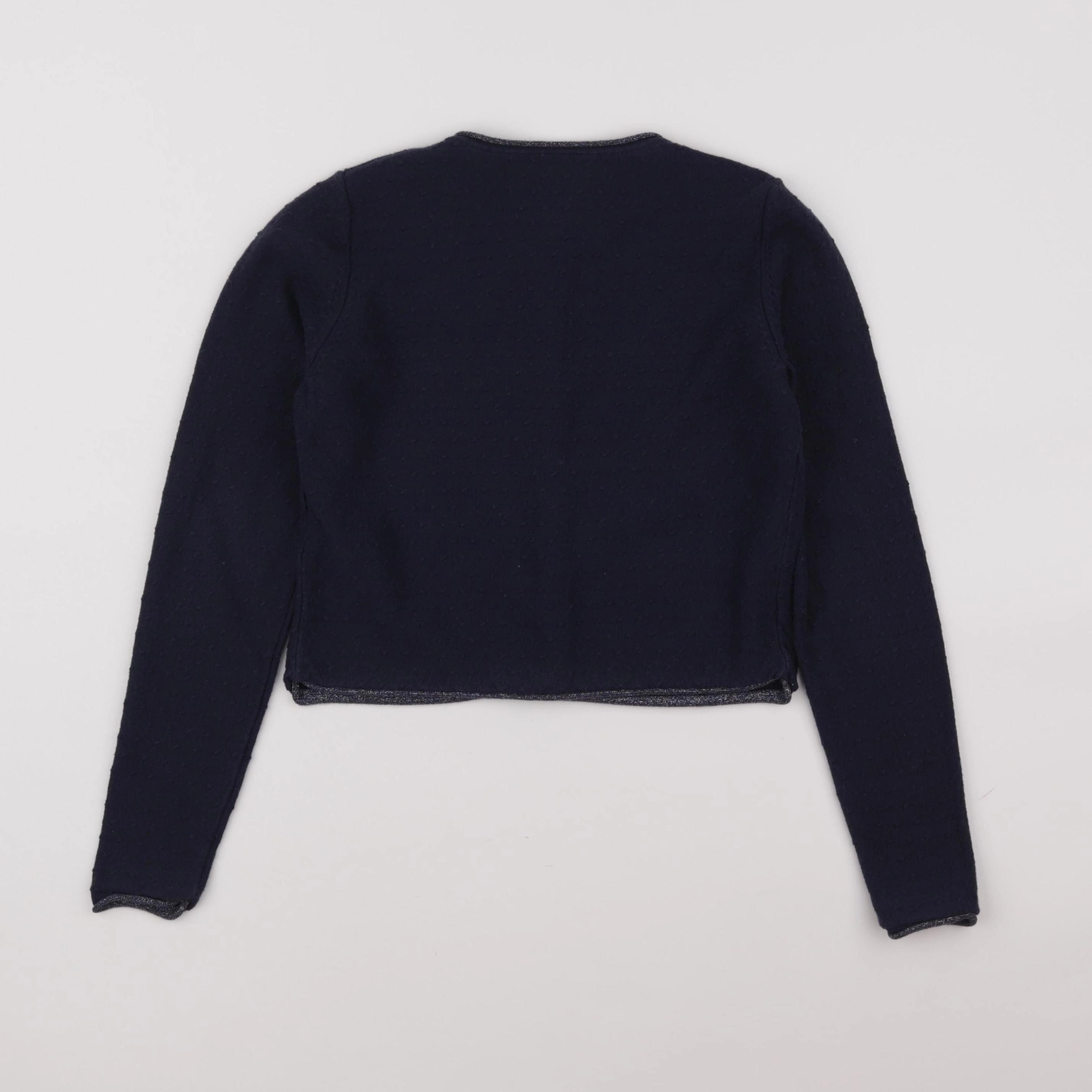 Petit Bateau - gilet bleu - 10 ans