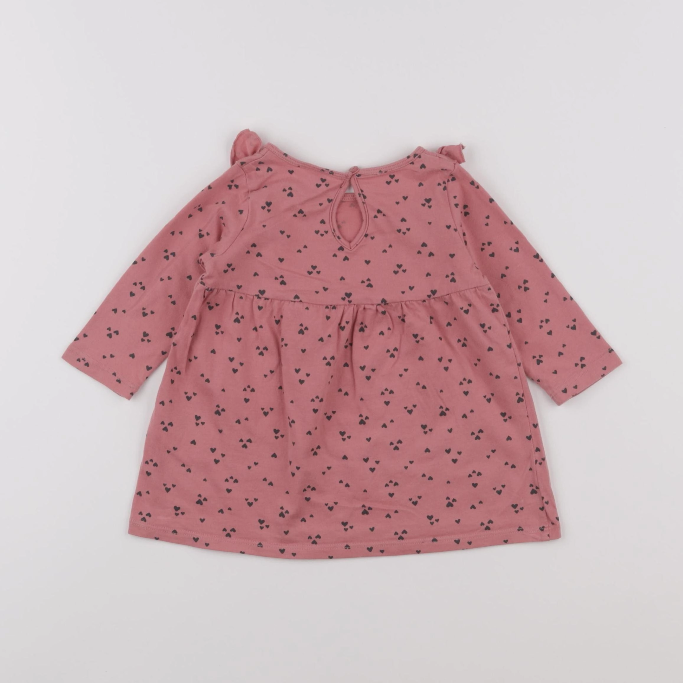 H&M - robe rose - 6 mois