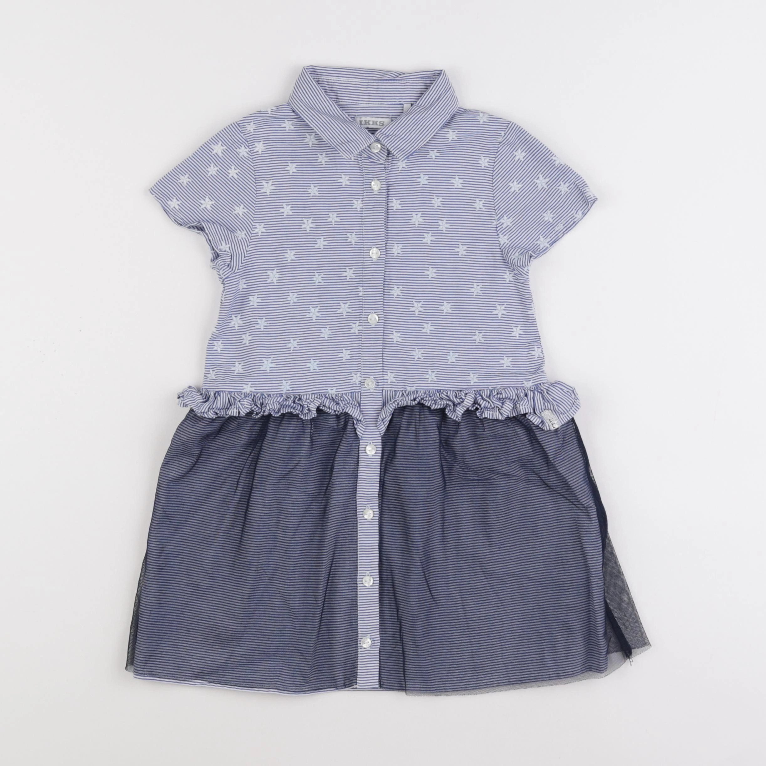 IKKS - robe bleu - 3 ans