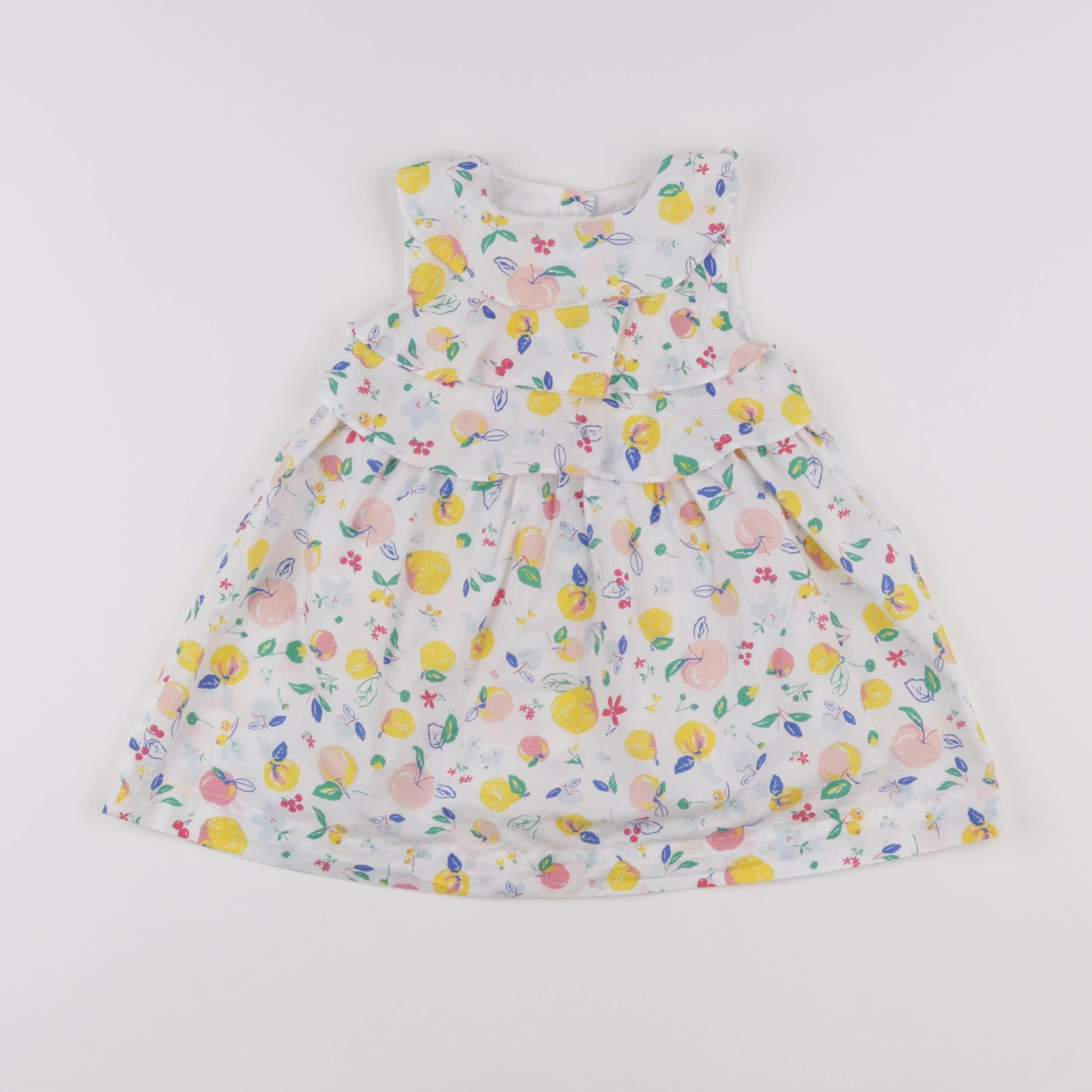 Petit Bateau - robe multicolore - 18 mois