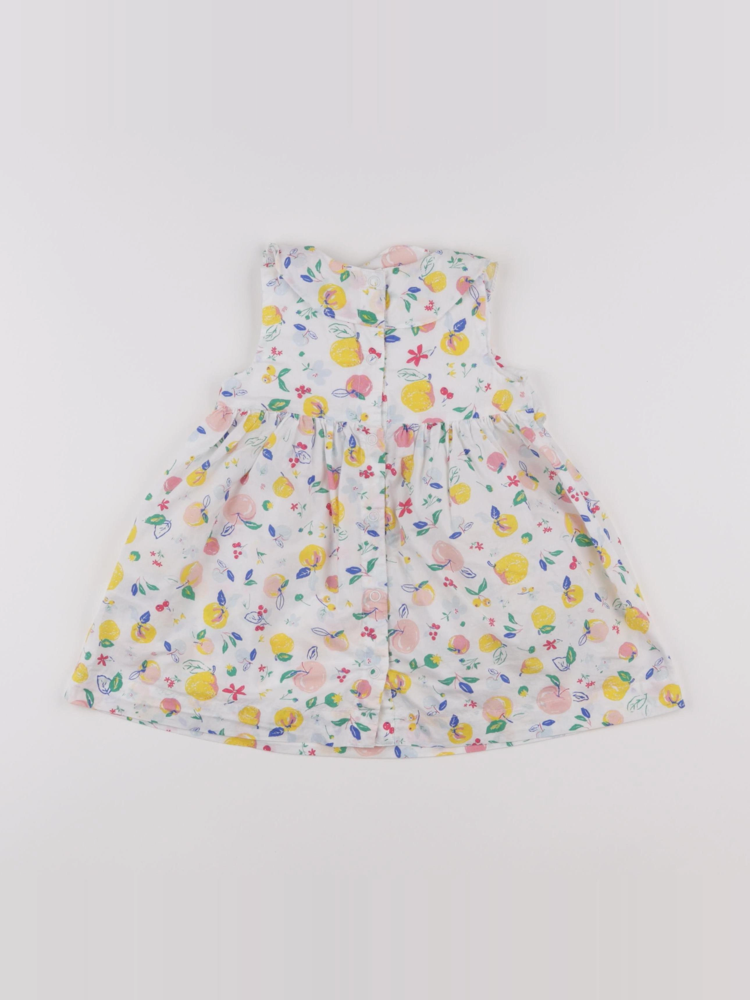 Petit Bateau - robe multicolore - 18 mois