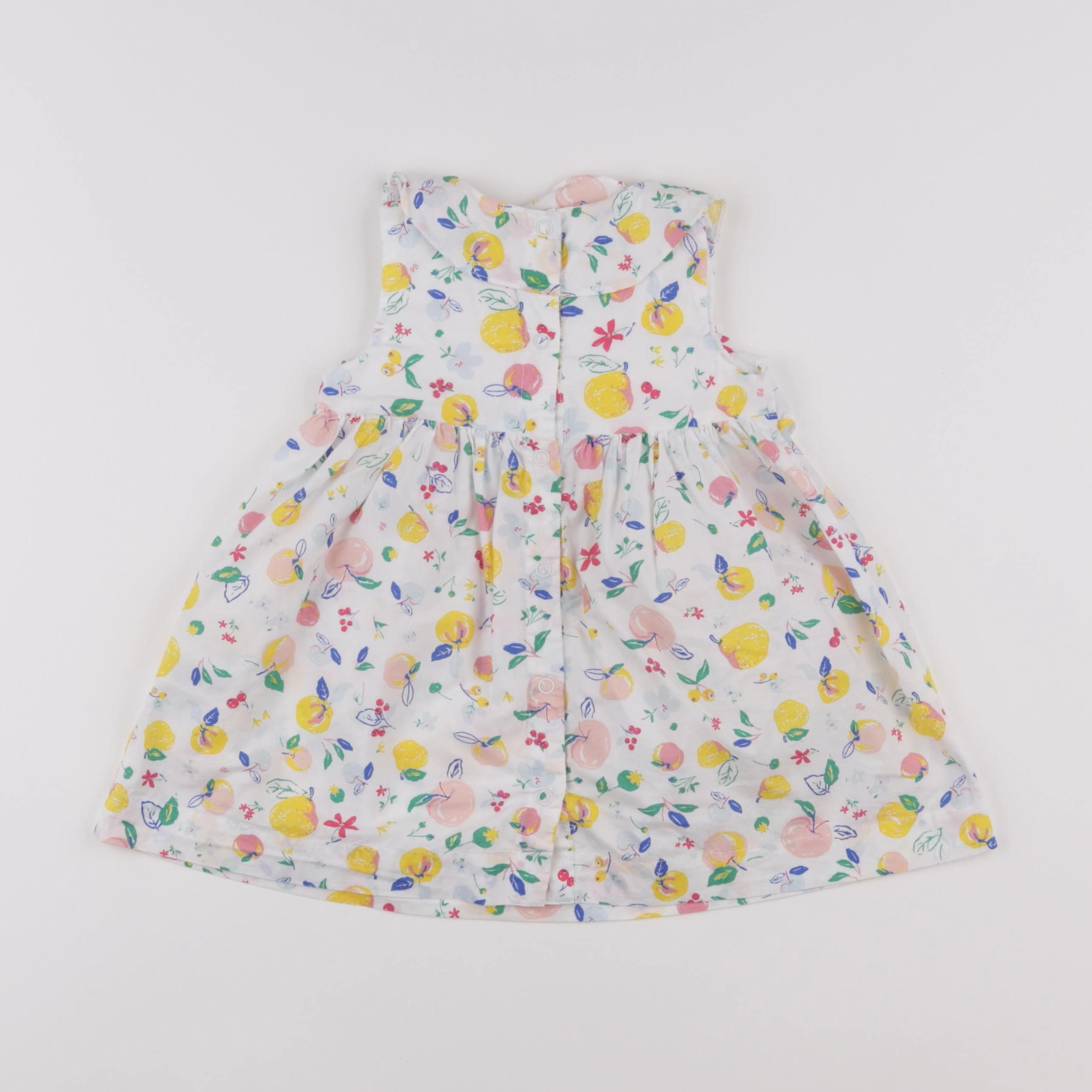 Petit Bateau - robe multicolore - 18 mois