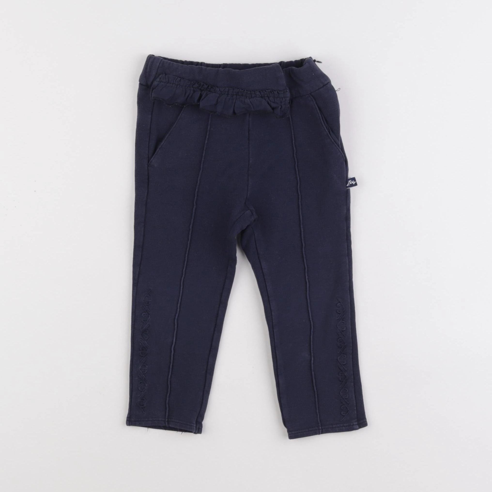 IKKS - pantalon bleu - 18 mois