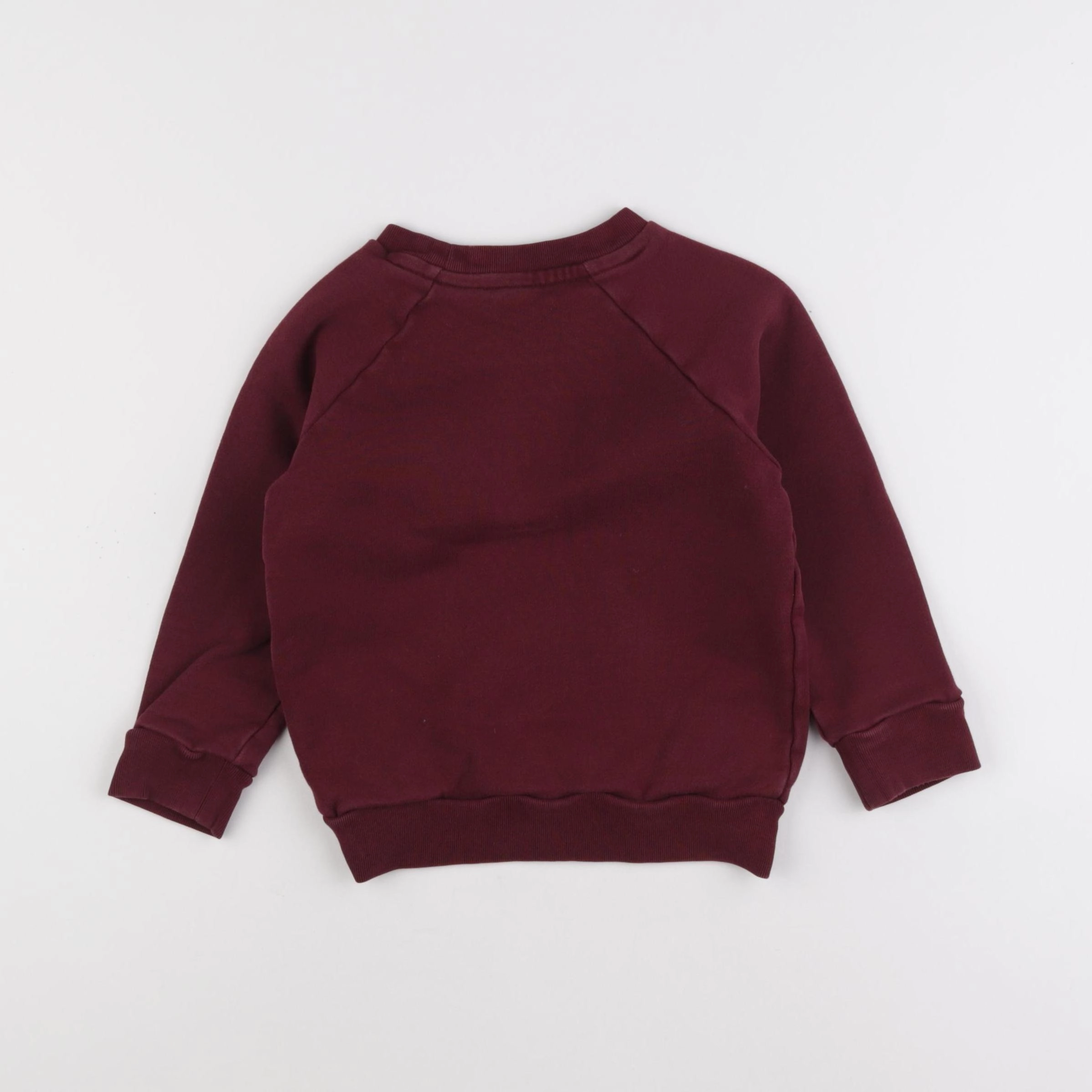 Petit Bateau - sweat rouge - 6 ans